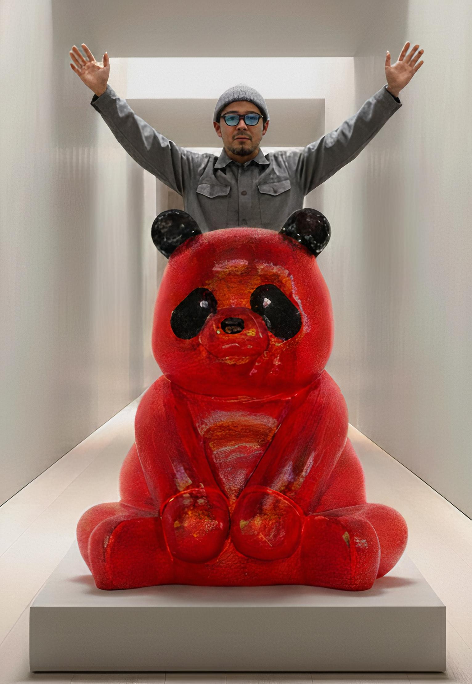 Un Pandasan éblouissant : Écarlate scintillante