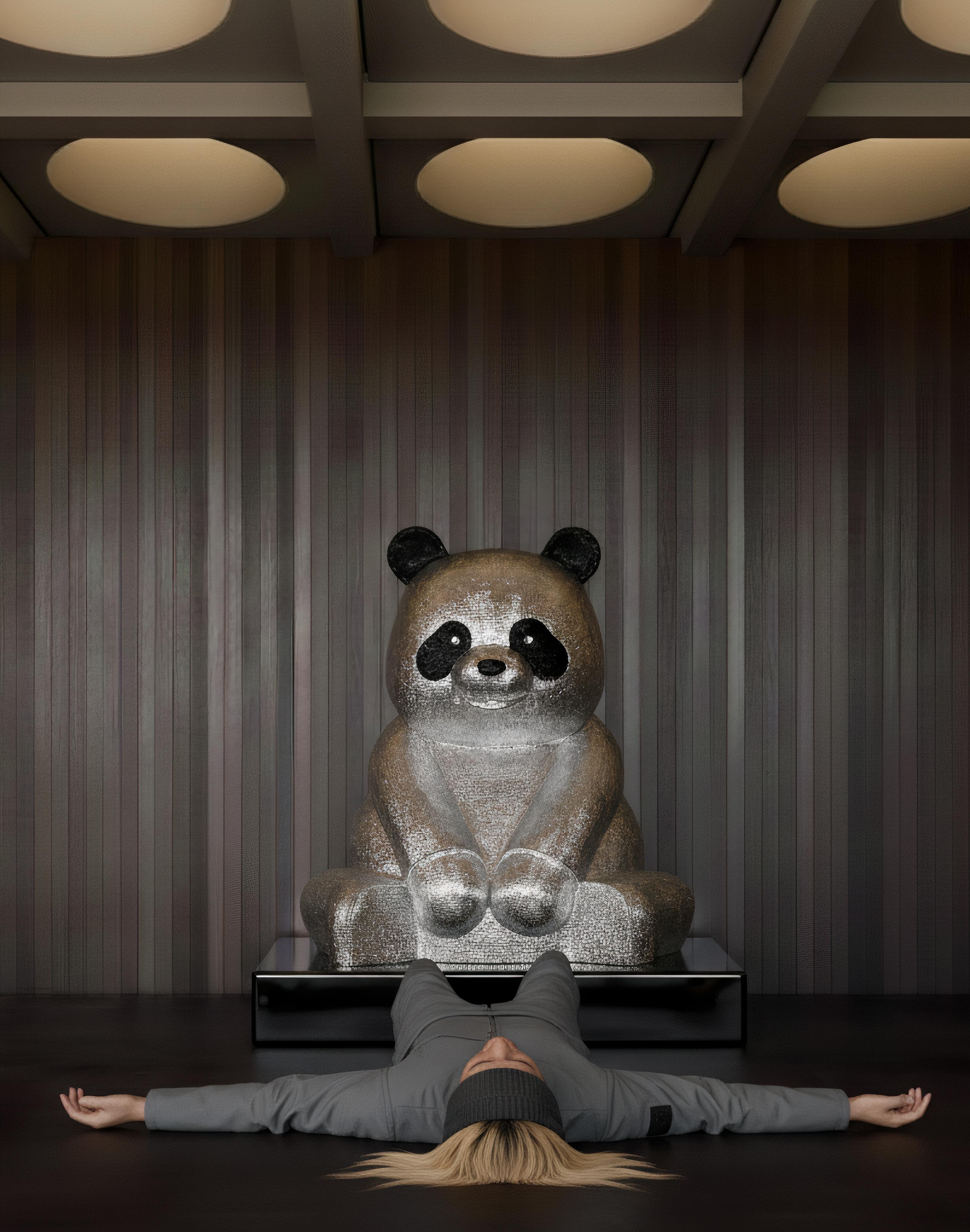 Le charme lustré d'un Pandasan :  Argentum Radiance en vente 2