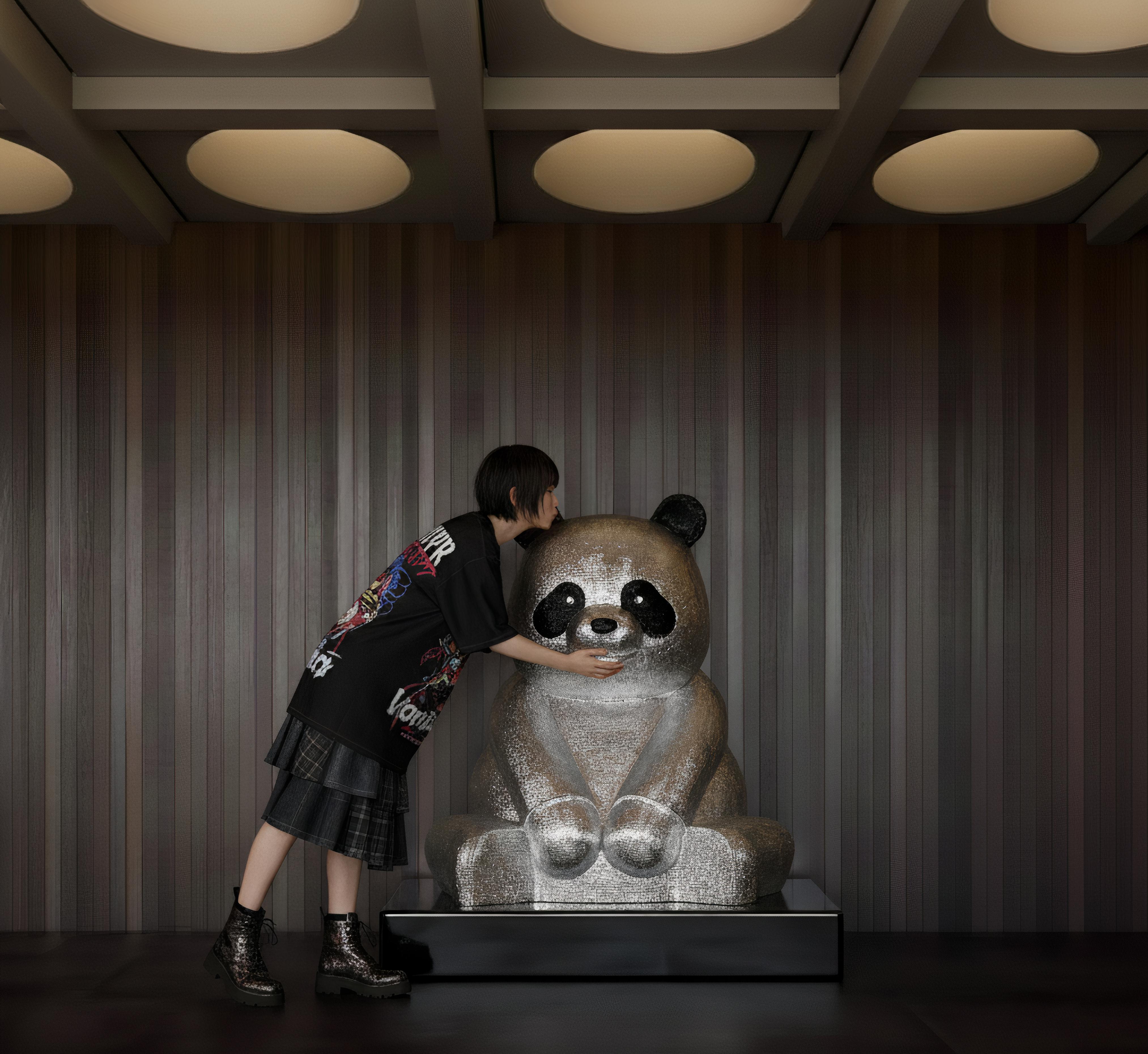 Le charme lustré d'un Pandasan :  Argentum Radiance en vente 6