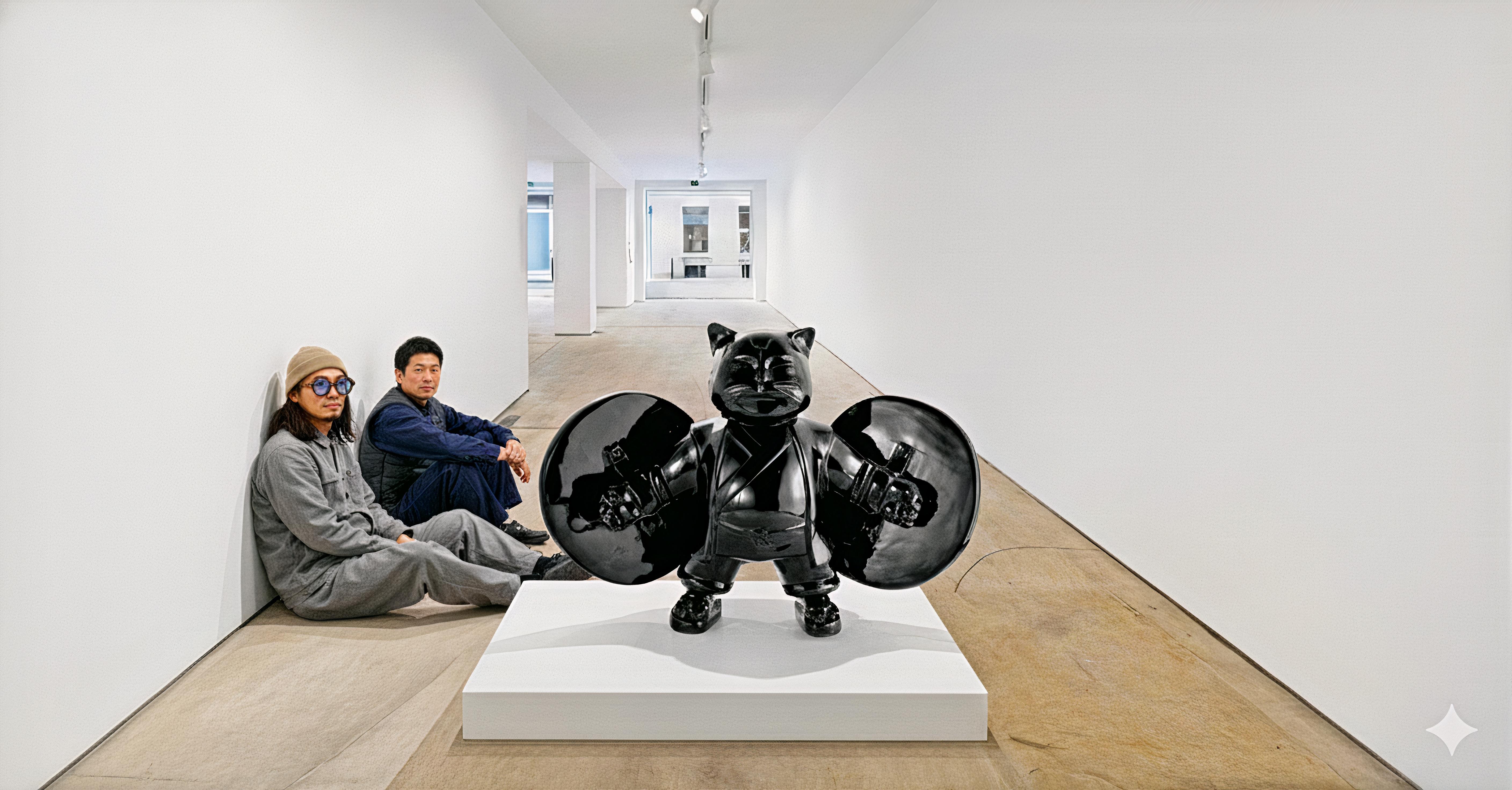 2006, edition of 20
resin fiberglass painted & varnished
39 2/5 × 47 1/5 × 23 3/5 in - 100 × 120 × 60 cm
The artwork is signed by the Artist , carved with edition number and date under the artwork
The artwork come accompanied with a formal