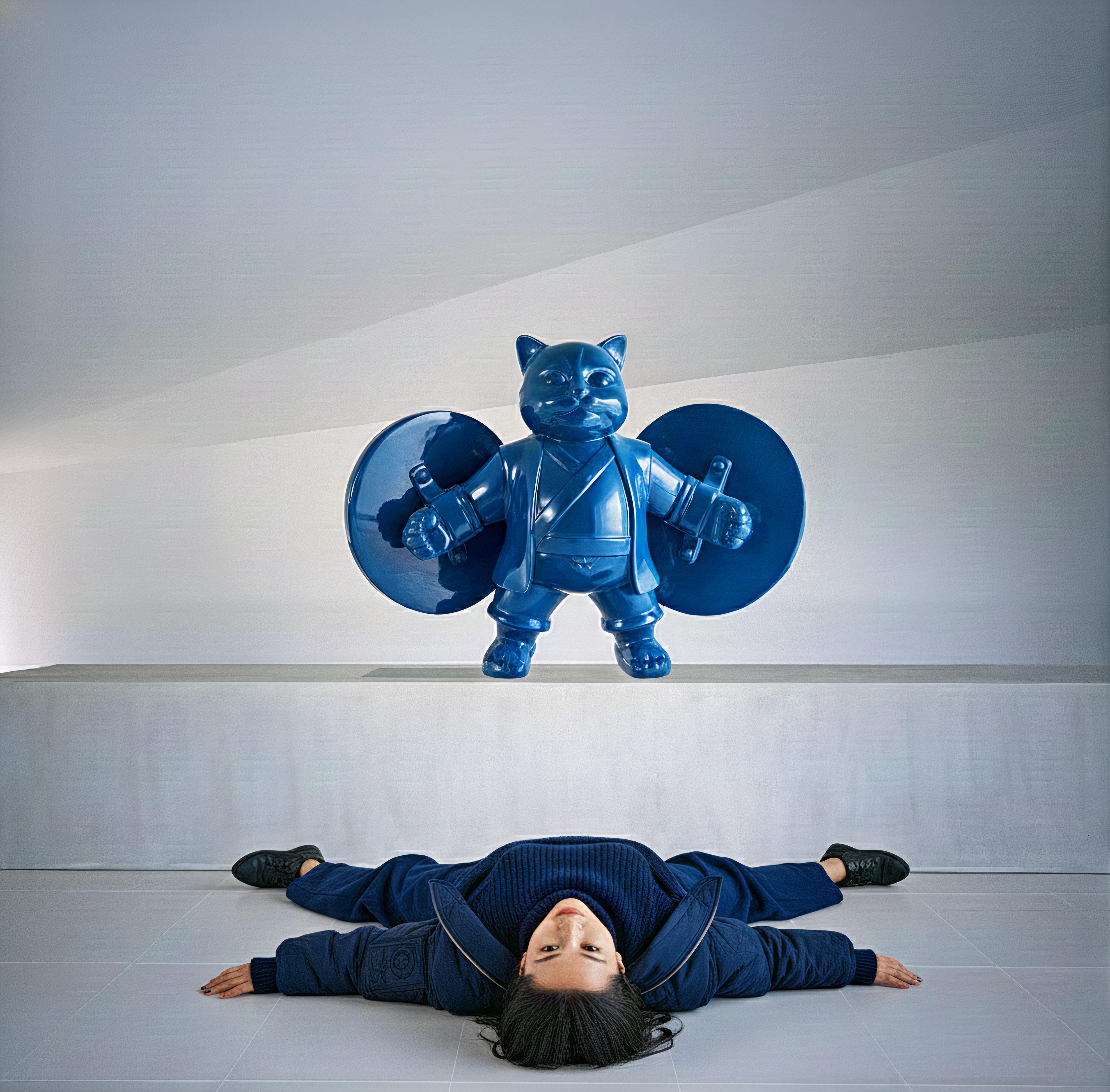 2006, edition of 20
resin fiberglass painted & varnished
39 2/5 × 47 1/5 × 23 3/5 in - 100 × 120 × 60 cm
The artwork is signed by the Artist , carved with edition number and date under the artwork
The artwork come accompanied with a formal