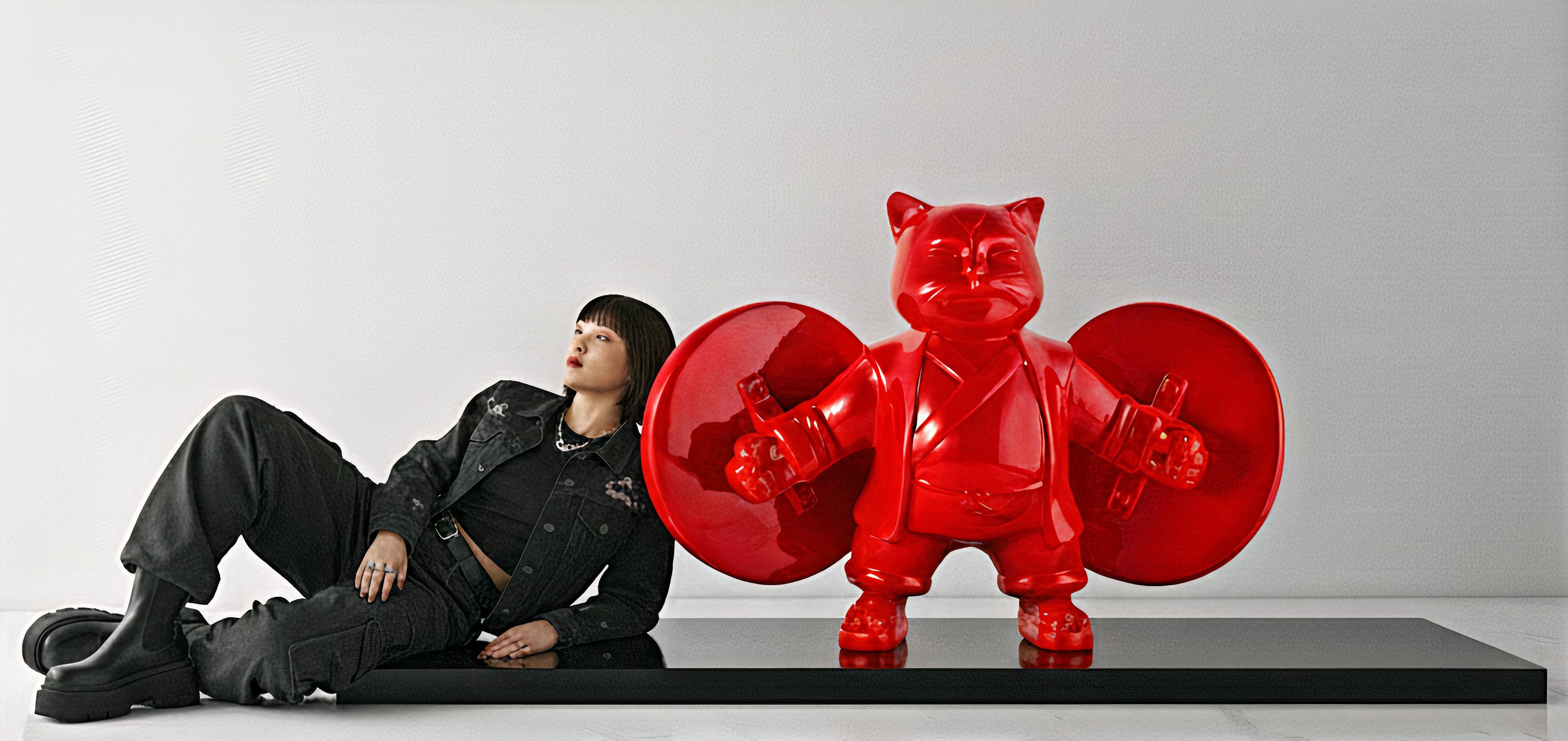 Gatto guerriero comandante : Veglia eterna rossa