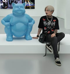 Eleganter Sumocat:  Azurtanz und Kämpfe des Gleichgewichts