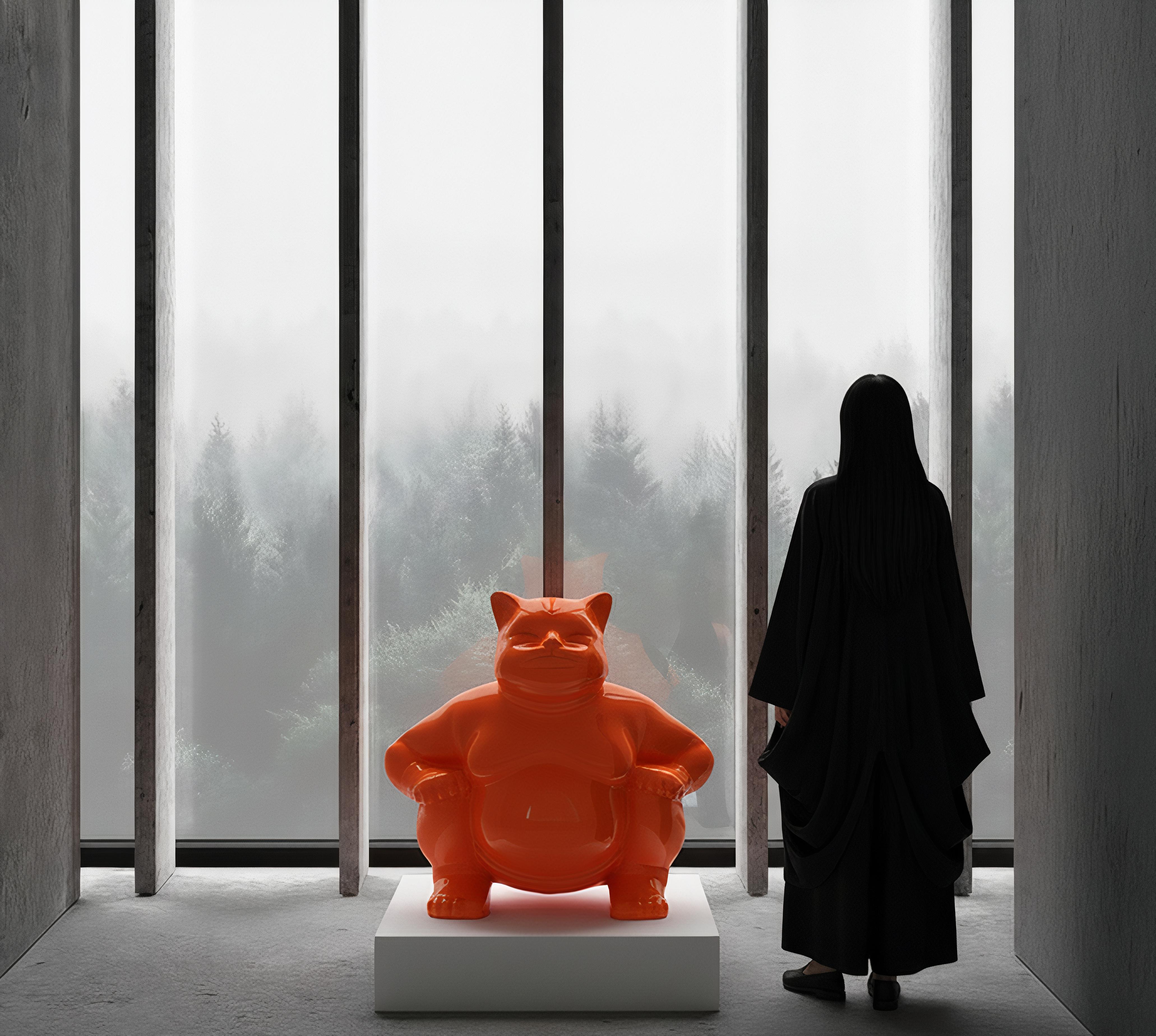 2008, Auflage: 20
Kunstharz-Glasfaser lackiert
39 2/5 × 47 1/5 × 31 1/2 Zoll - 70 × 80 × 50 cm
Das Kunstwerk ist vom Künstler signiert, mit Editionsnummer und Datum unter dem Kunstwerk eingraviert
Die Kunstwerke werden von einem formellen