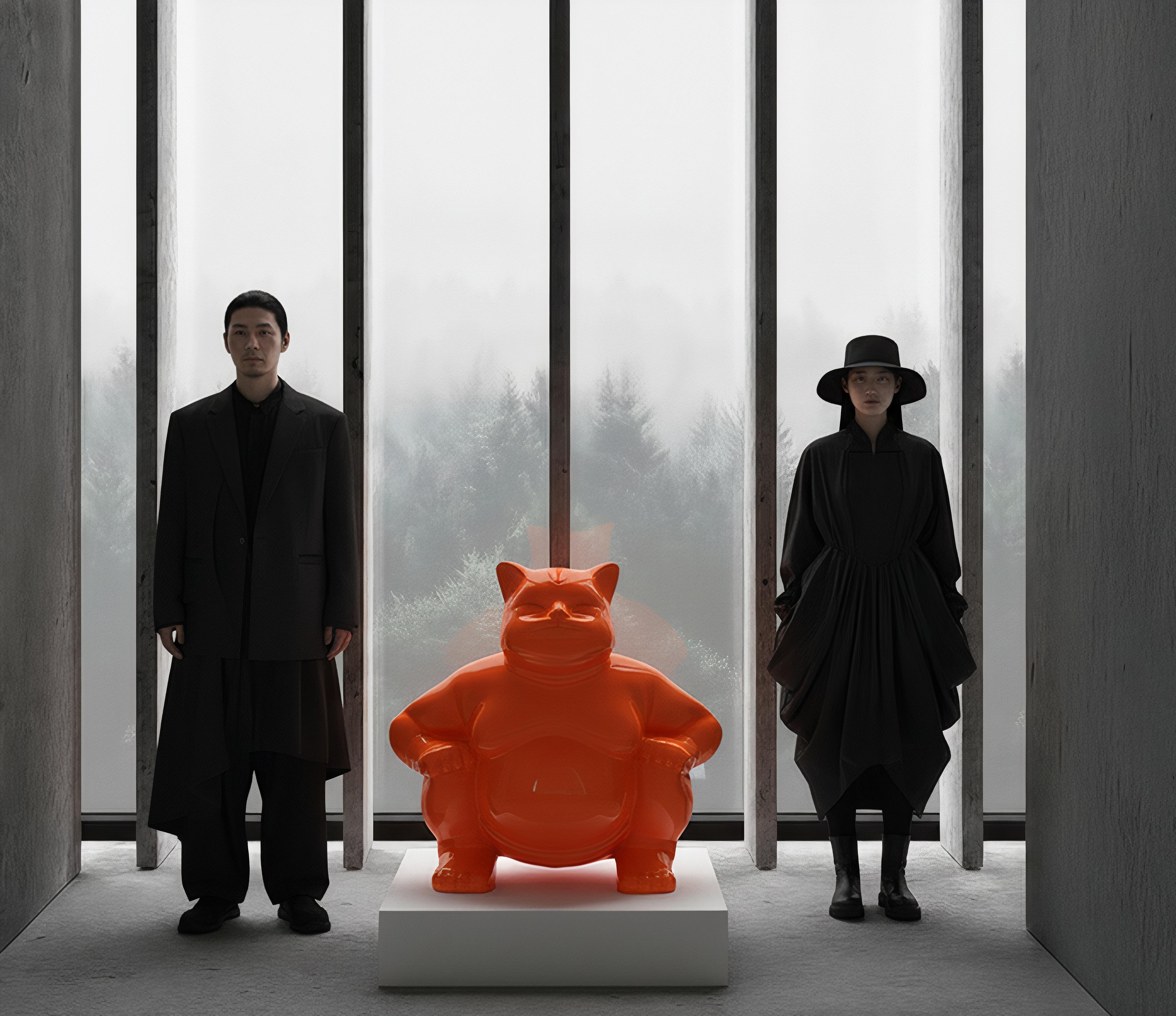 Eleganter Sumocat:  Orangentanz und Kämpfe um das Gleichgewicht im Angebot 4