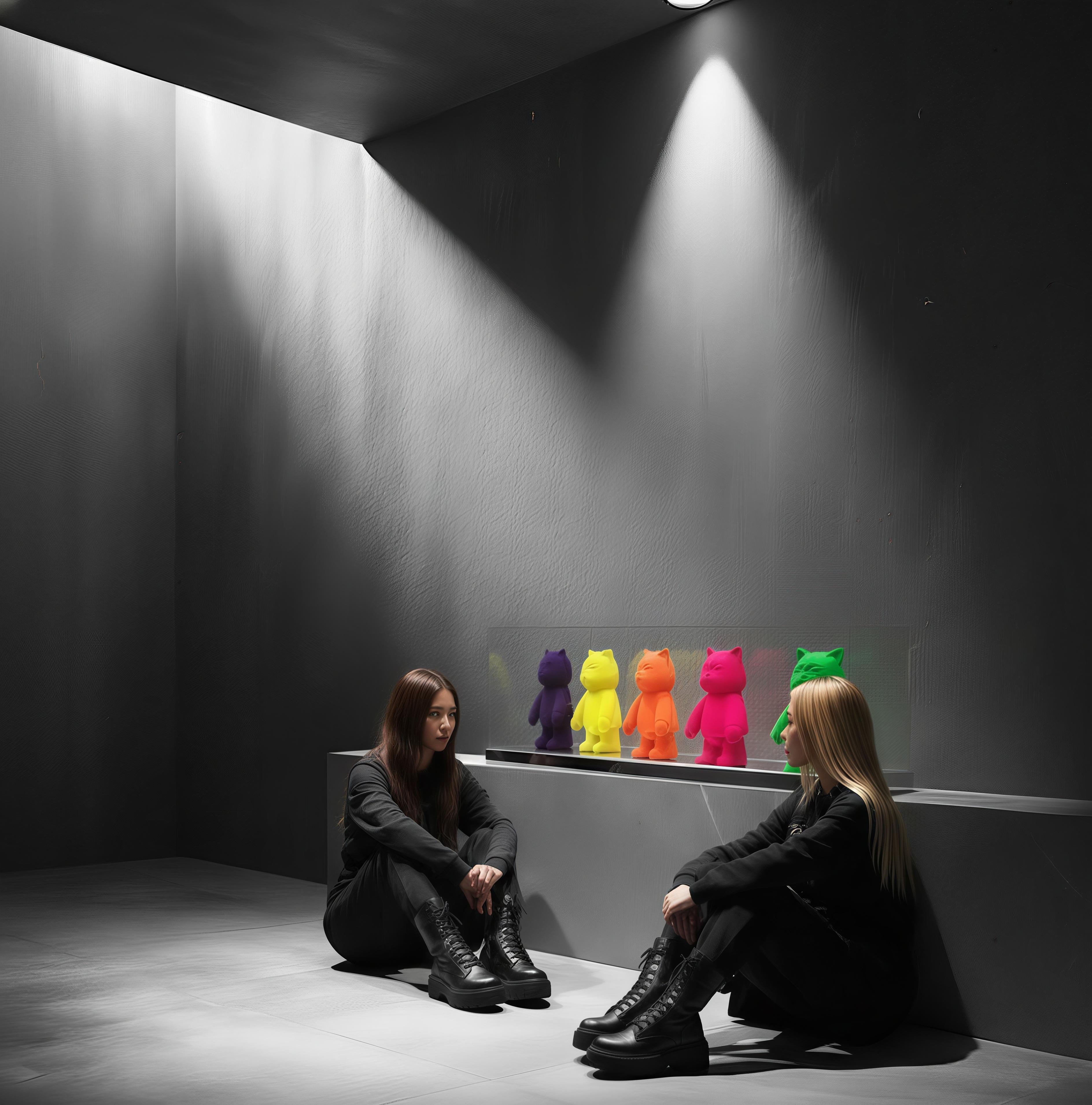 Fivefold Robotcats: Spirits of the Neon Pantheon en vente 5