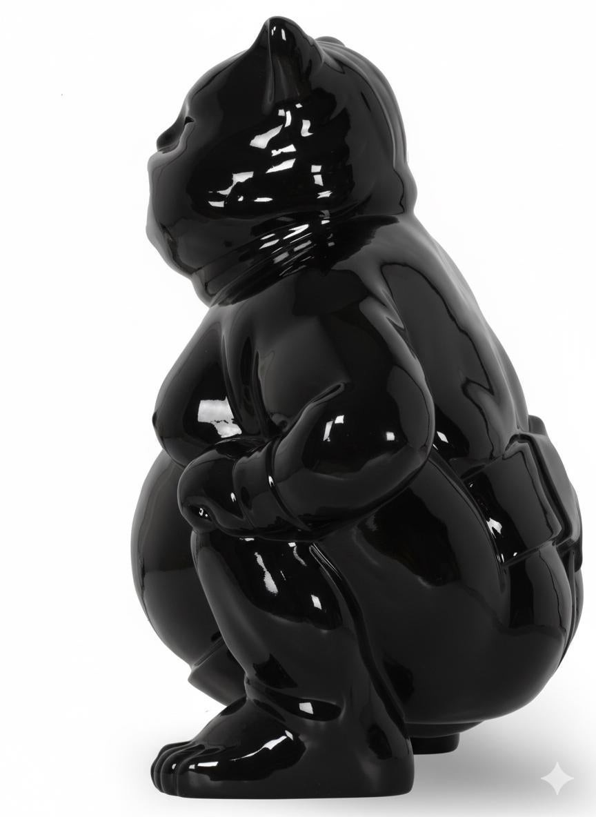 Grandioso Sumocat: Danza Nera e Battaglie di Equilibrio in vendita 1