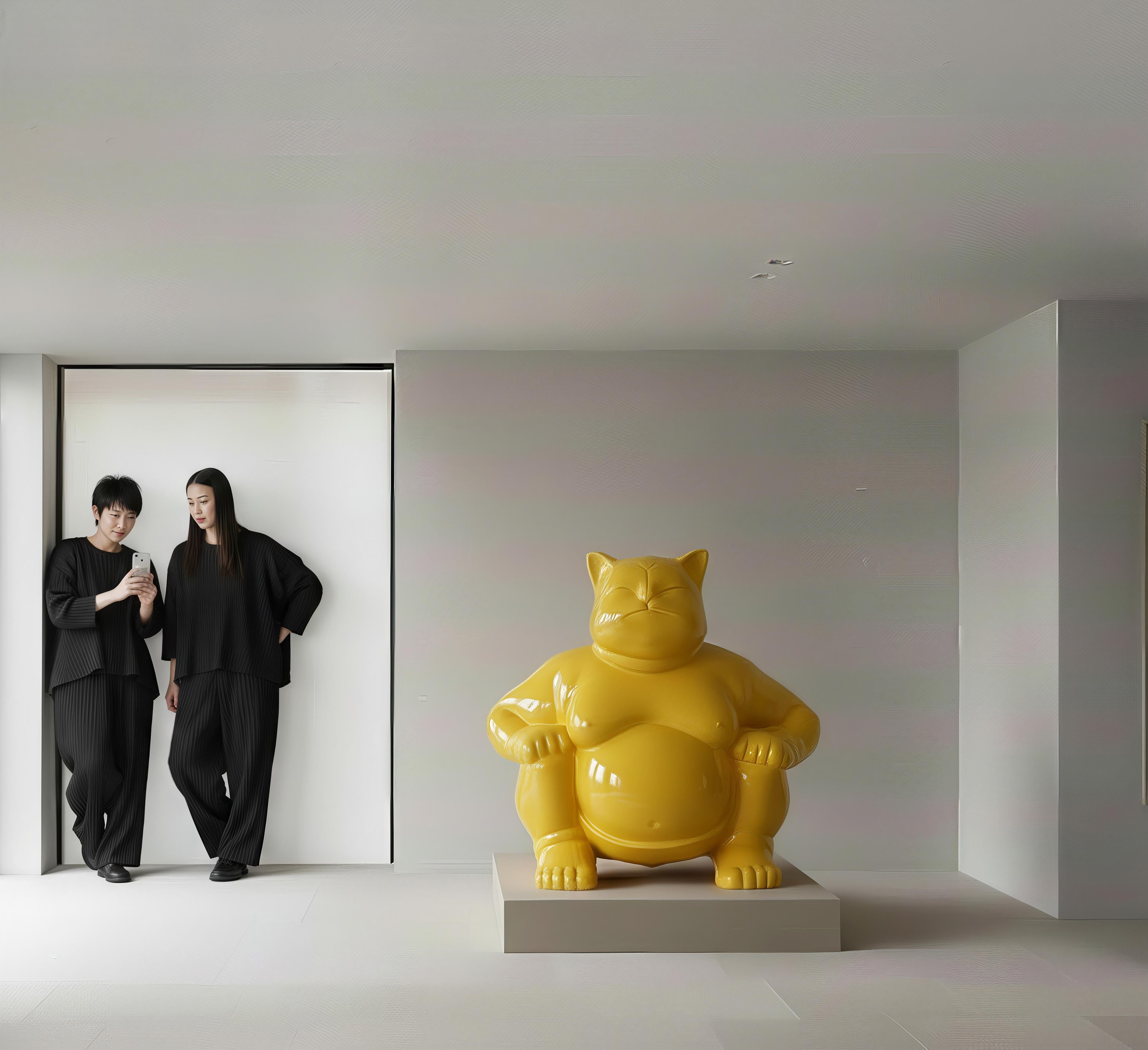 2008, Auflage: 12
Kunstharz-Glasfaser lackiert
59 1/10 × 63 × 39 2/5 in - 150 × 160 × 100 cm
Das Kunstwerk ist vom Künstler signiert, mit Editionsnummer und Datum unter dem Kunstwerk eingraviert
Die Kunstwerke werden von einem formellen