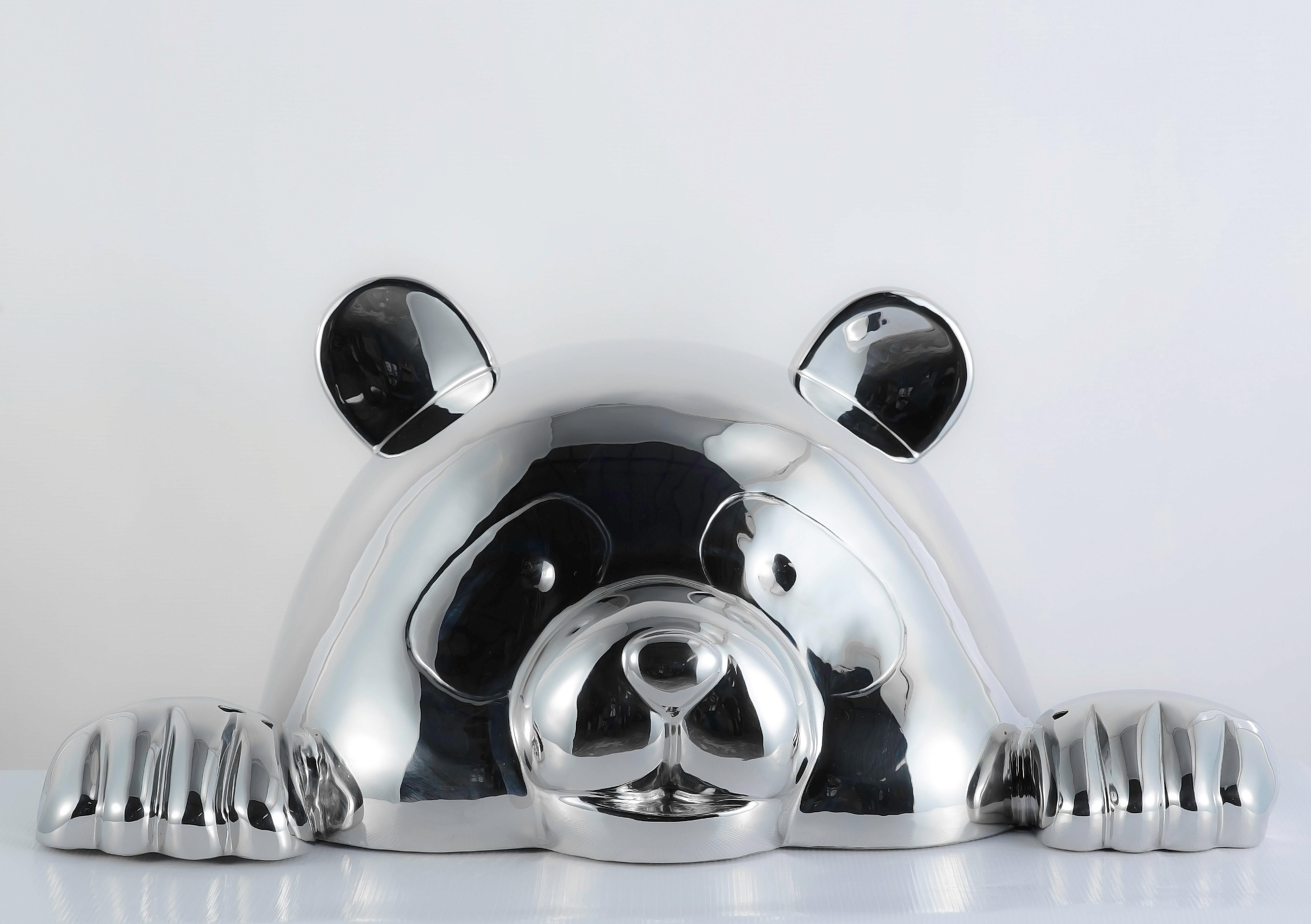 Hellopandasan : Starlit Whimsical Revelations - Contemporary Sculpture by HIRO ANDO