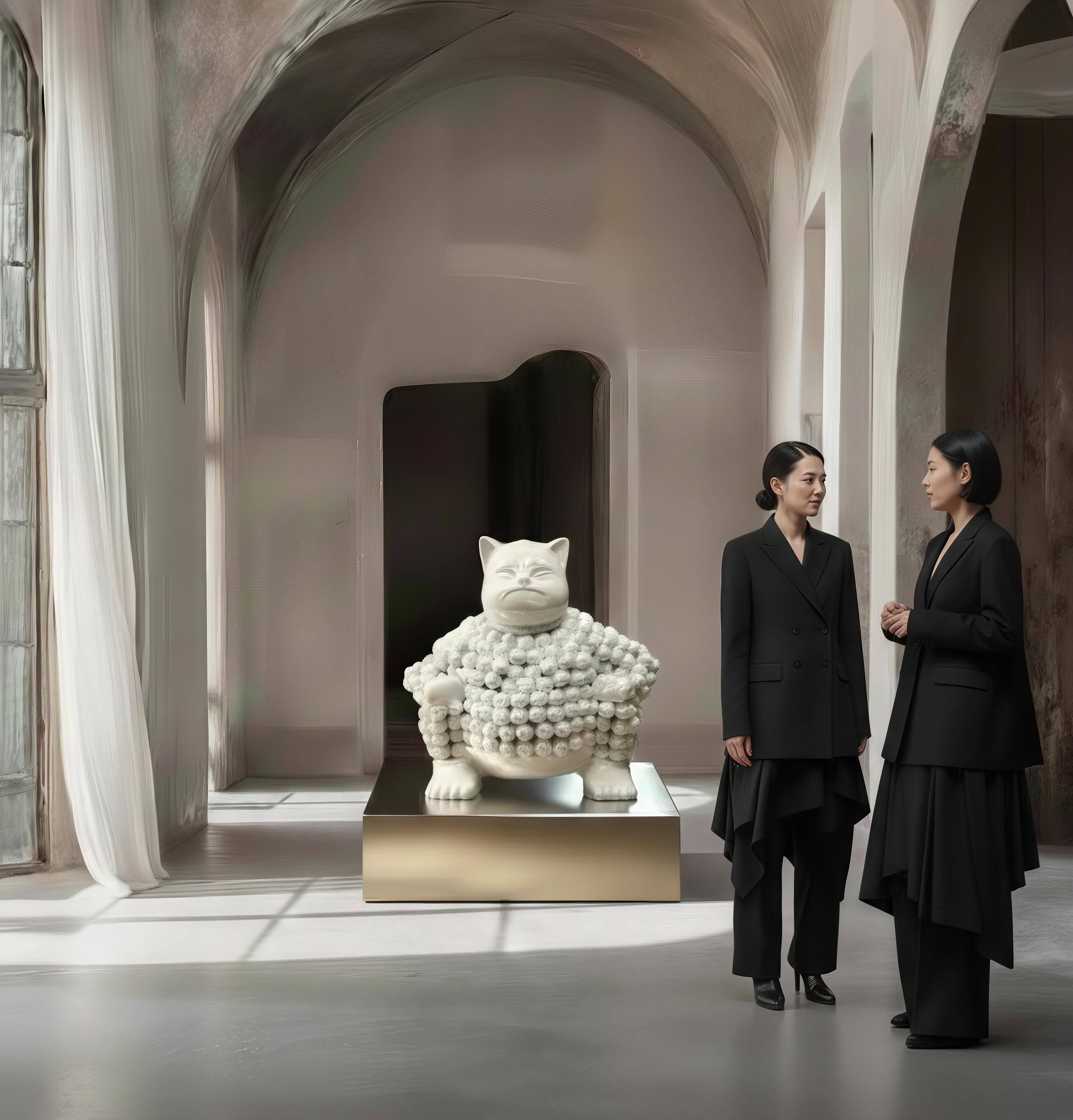 Ivory Sumonmyoji's Resonance : A Harmonious Ode to Onmyōdō's Dance of Dualities For Sale 1