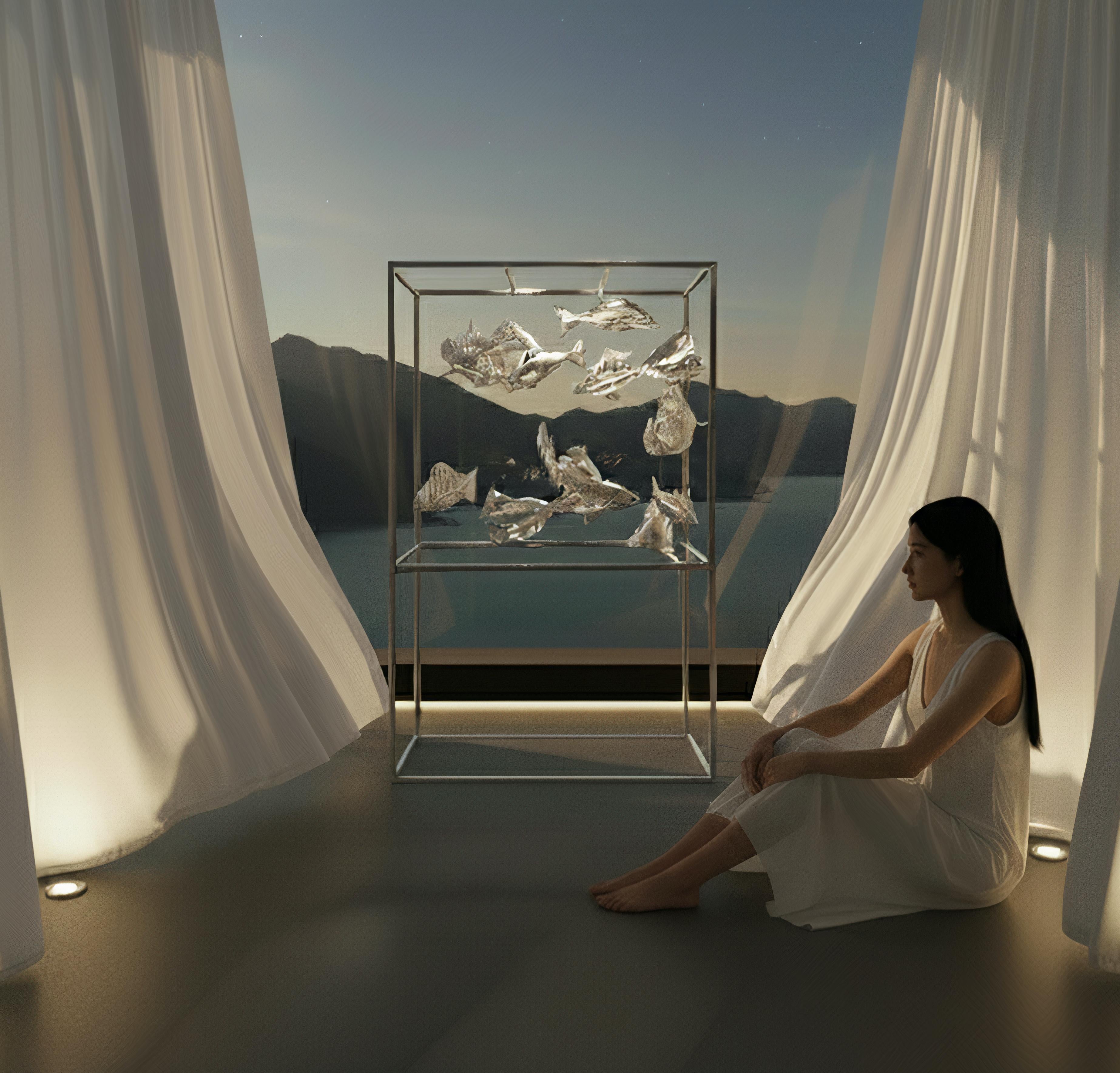 La danse de Magoi et Higoi : La Serenade du Nishikigoi dans le Haven céleste en vente 6