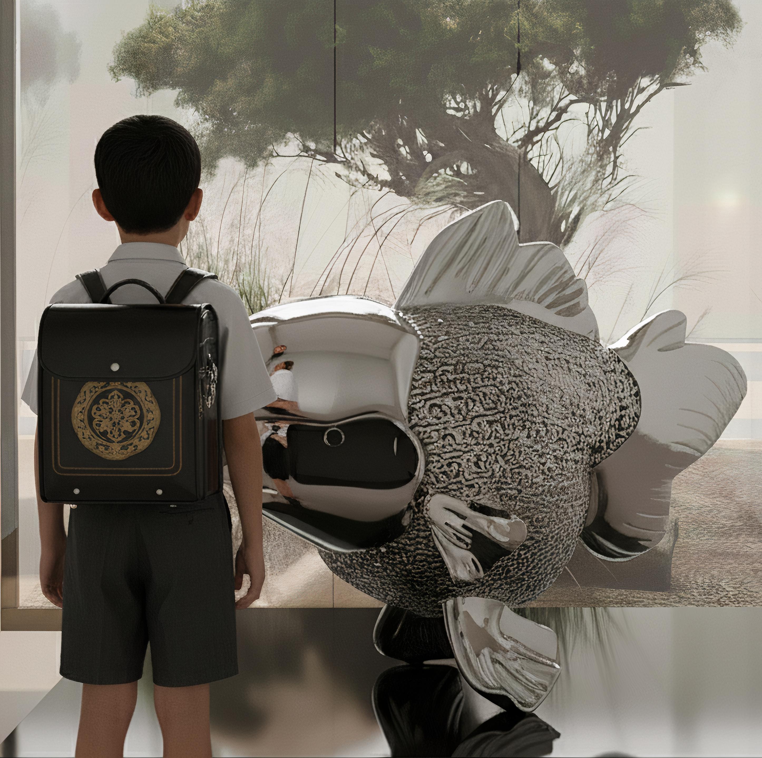 Majestic Nishikigoi in Metallo Splendore: Aqueous Grandeur Silver