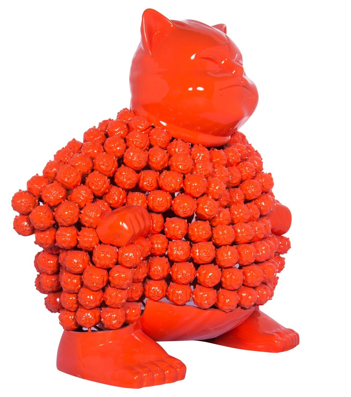 Orange Sumonmyoji's Resonance : A Harmonious Ode to Onmyōdō's Dance of Dualities For Sale 7