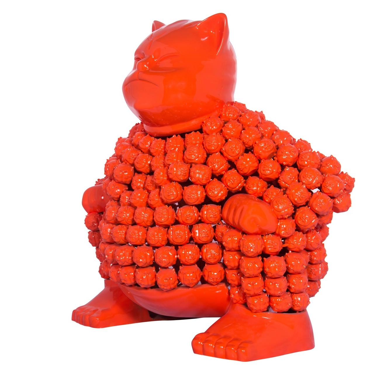 Orange Sumonmyoji's Resonance : A Harmonious Ode to Onmyōdō's Dance of Dualities For Sale 8