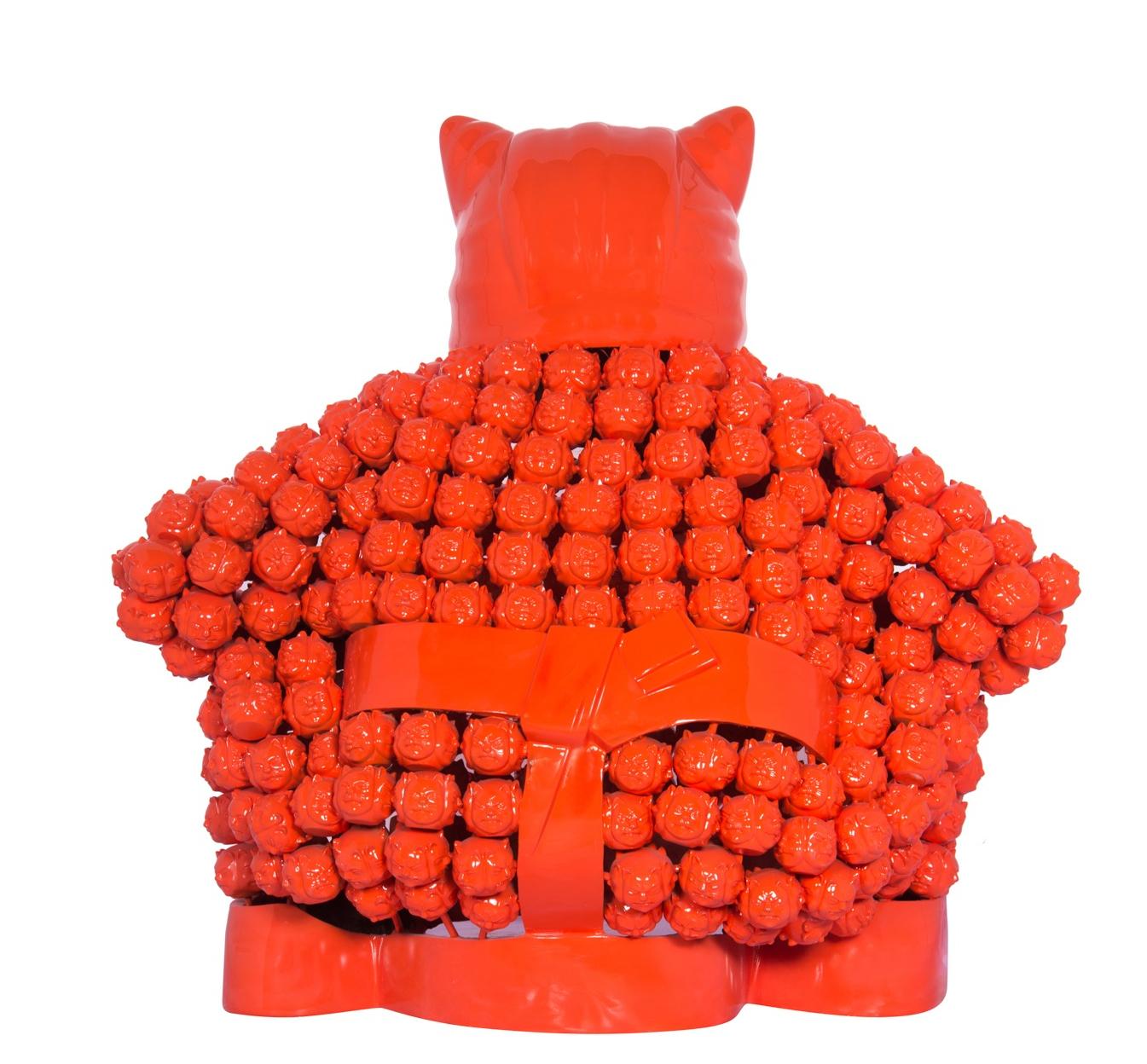 Orange Sumonmyoji's Resonance : A Harmonious Ode to Onmyōdō's Dance of Dualities For Sale 2