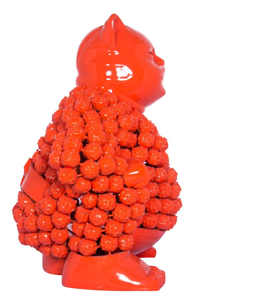 Orange Sumonmyoji's Resonance : A Harmonious Ode to Onmyōdō's Dance of Dualities For Sale 5