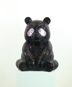 "pandasan strass black" original sculpture