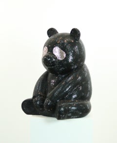 "pandasan strass black" original sculpture
