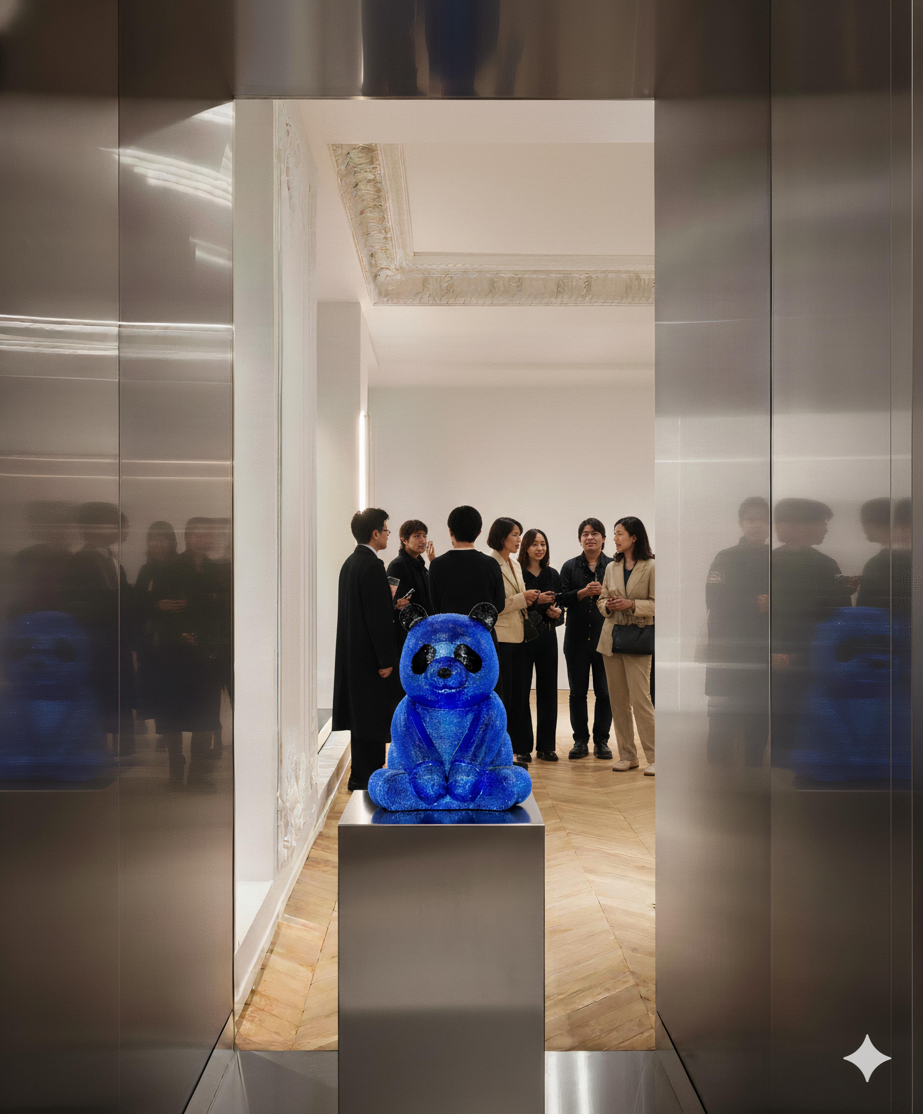 L'Azzurro Brillante di Pandasan: un piccolo splendore di Eleganza in vendita 6