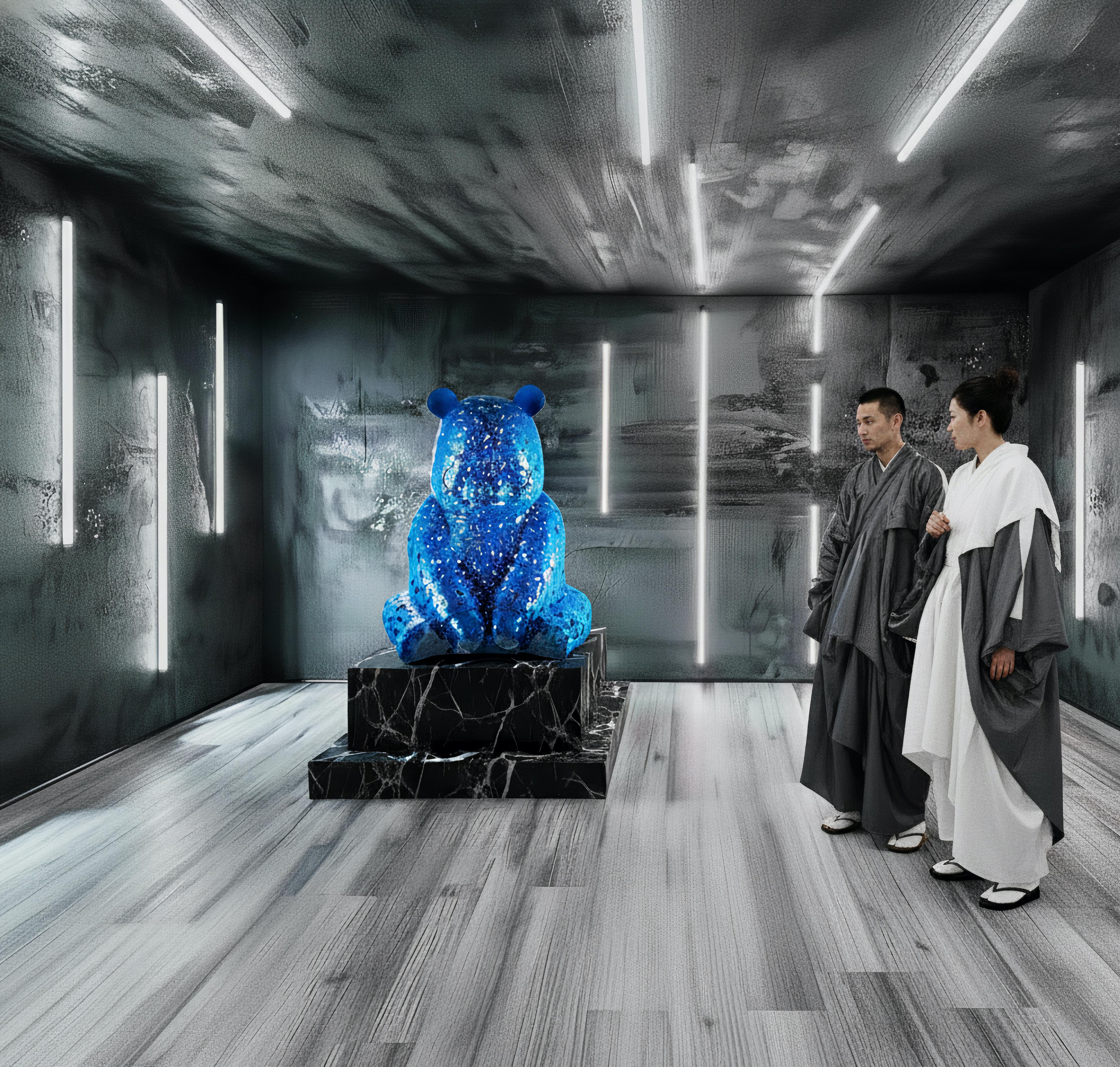 2015, 8 Editions
stainless steel carved painted & varnished
 39 2/5 × 35 2/5 × 35 2/5 in - 100 × 90 × 90 cm
The artwork is signed by the Artist , carved with edition number and date under the piece
The artwork come accompanied with a formal