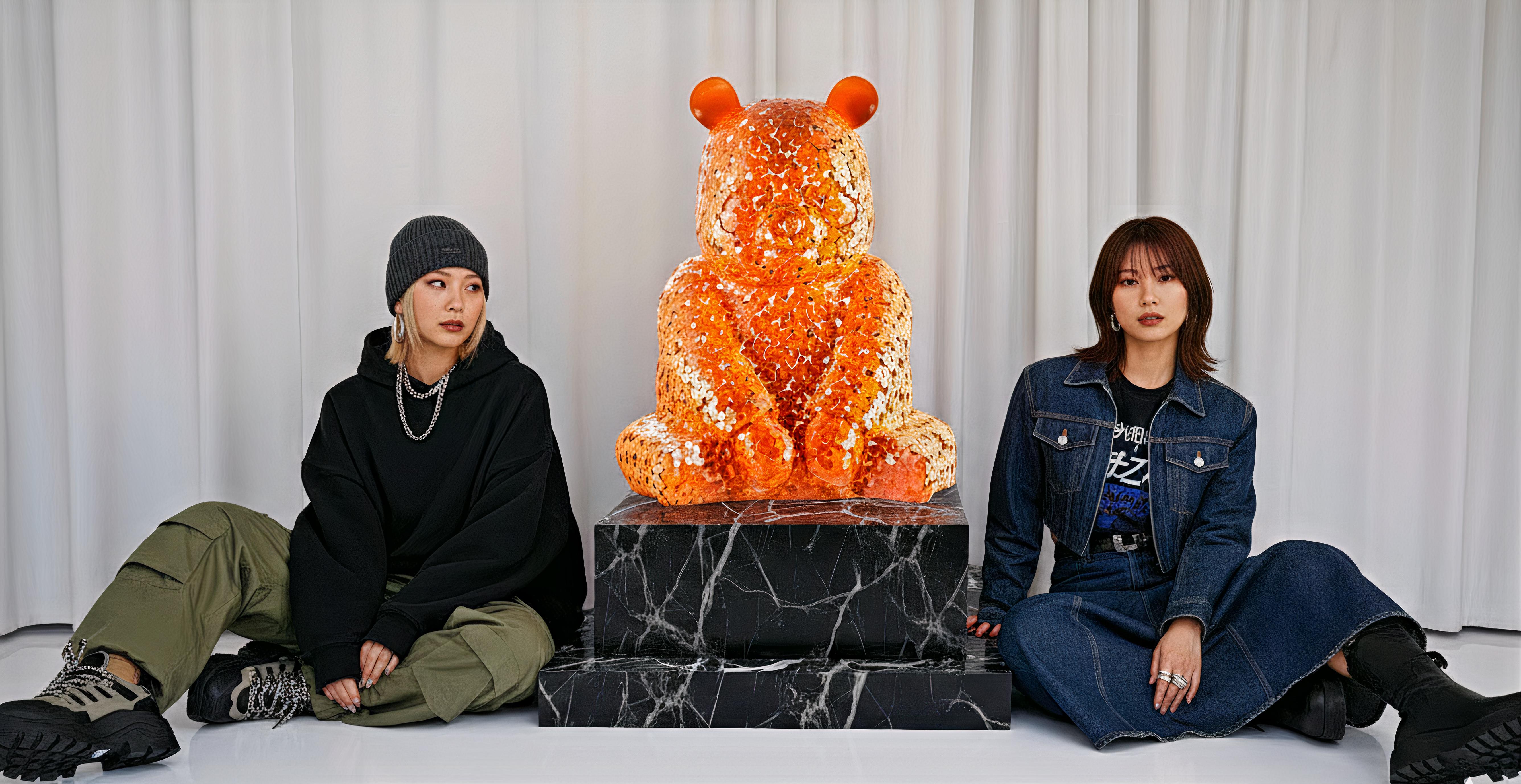 Pandasan's Flower Power Tangerine Symphony For Sale 7