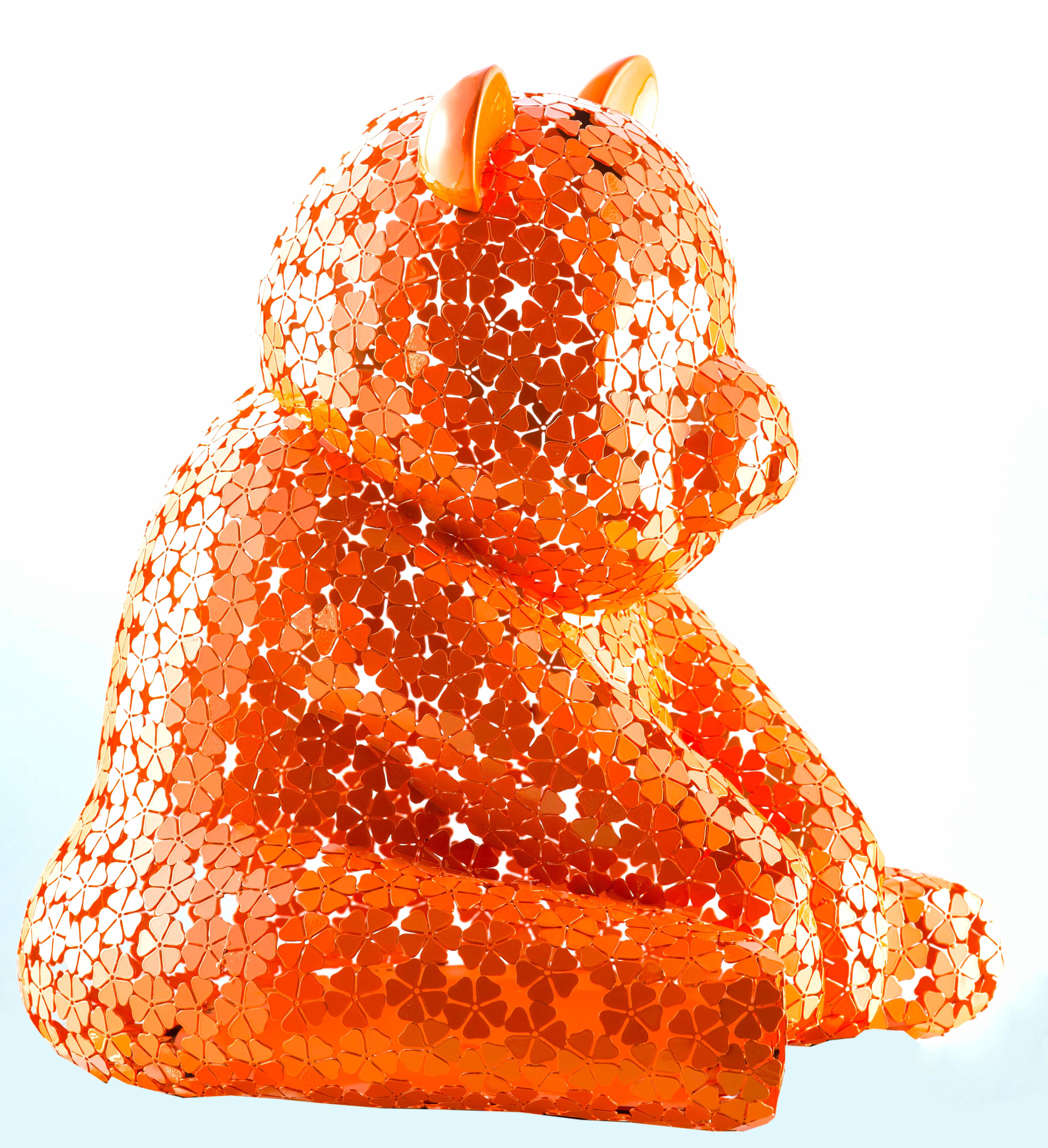 Pandasan's Flower Power Tangerine Symphony For Sale 2