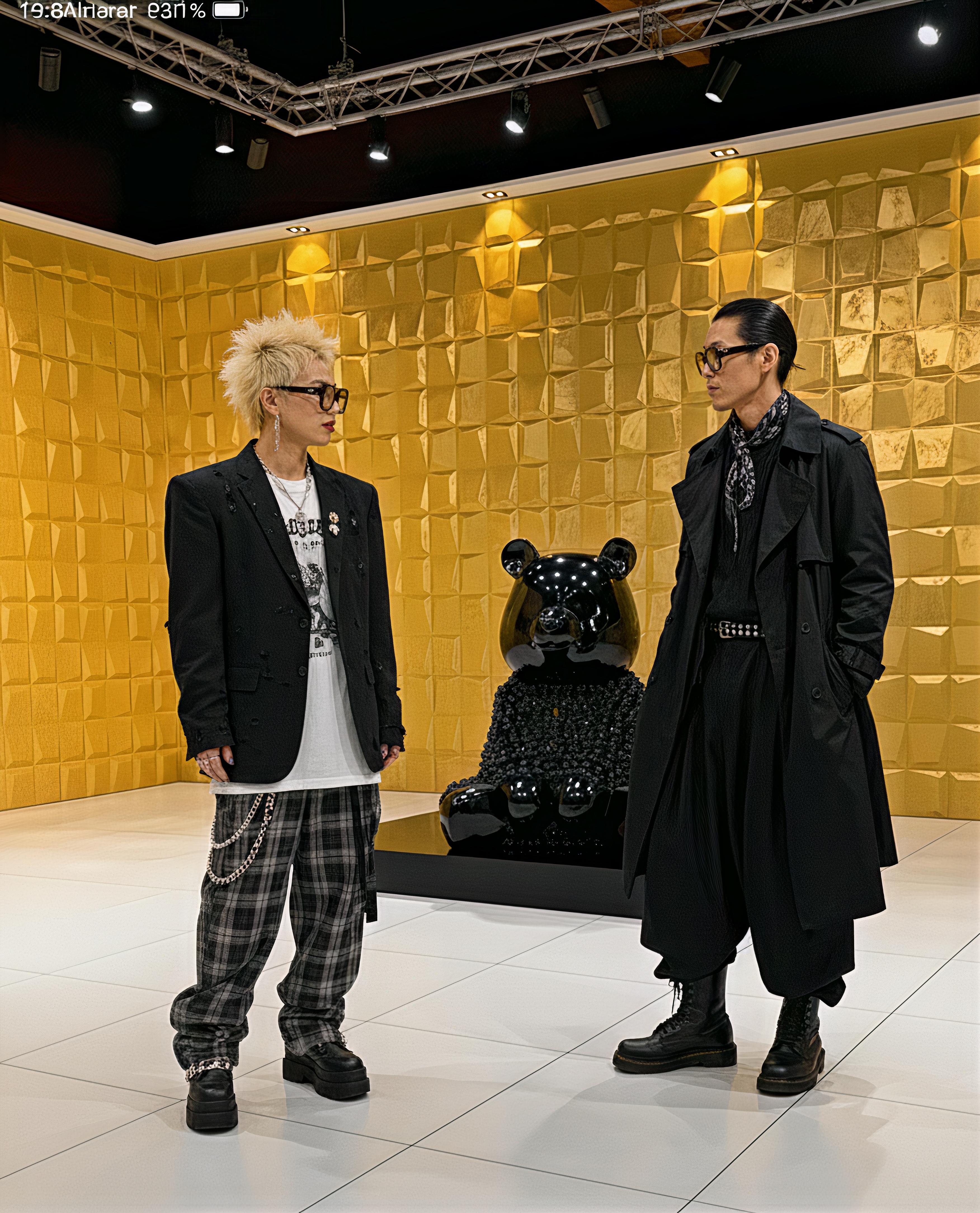 Pandason's Black: un balletto lillipuziano di meraviglie cromatiche in vendita 3