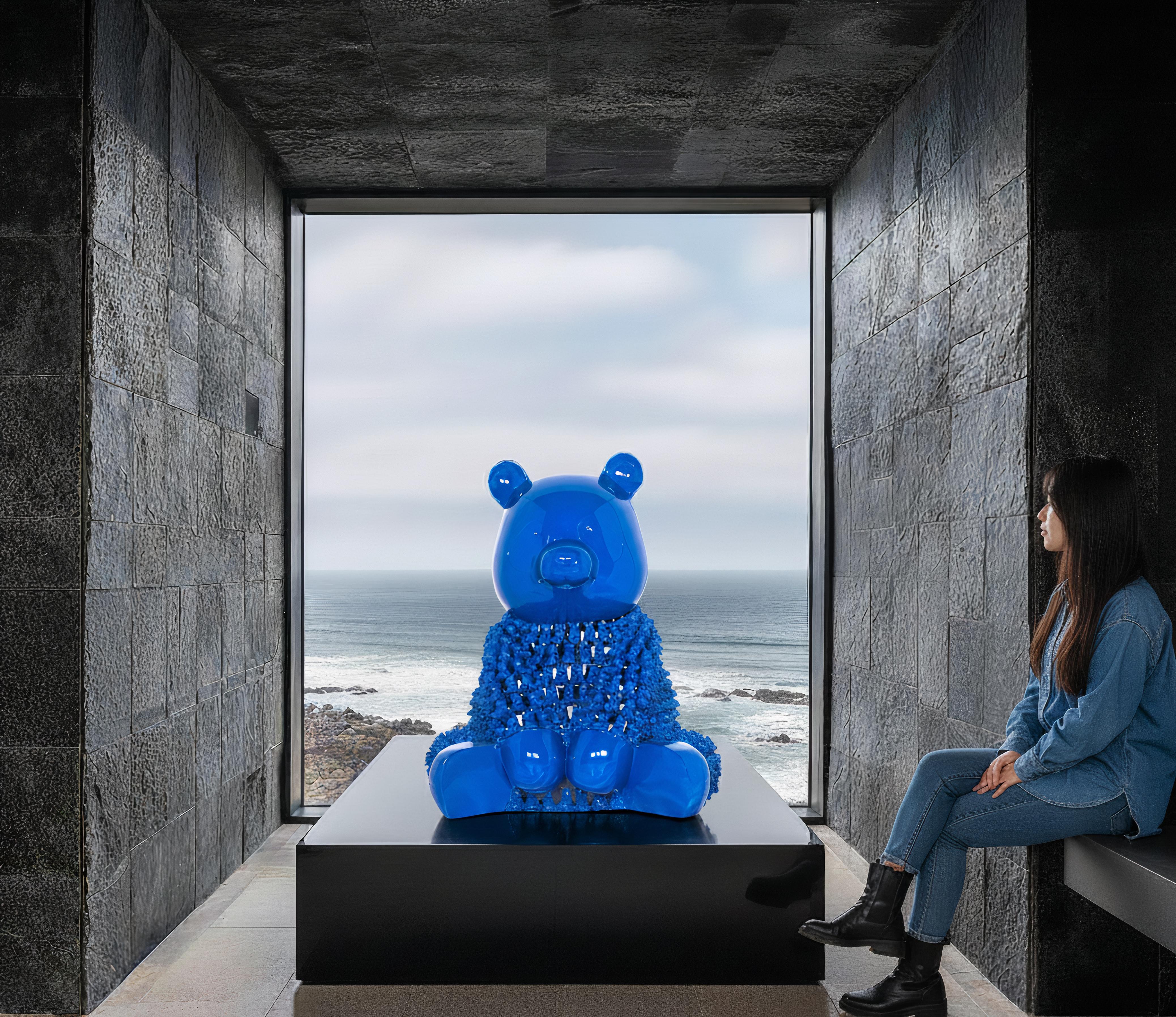 2017, Edition of 8
Resin FiberGlass Painted & Varnished
51 1/5 × 37 2/5 × 37 2/5 in - 130 × 95 × 95 cm
The artwork is signed by the Artist , carved with edition number and date under the base
The artwork come accompanied with a formal Certificate of