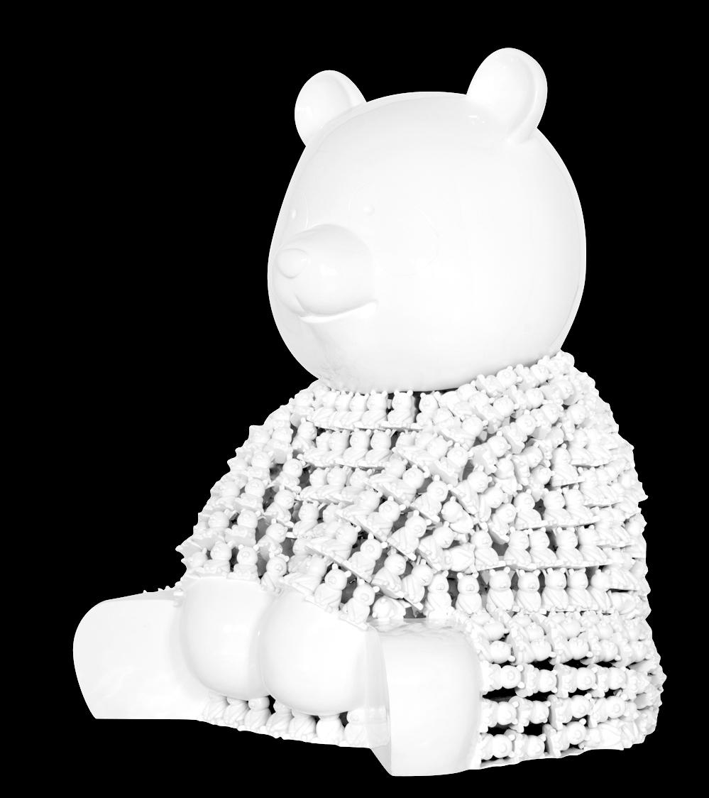 Pandason's White : Ein Lilliputian Ballett Chromatischer Marvels (Zeitgenössisch), Sculpture, von HIRO ANDO