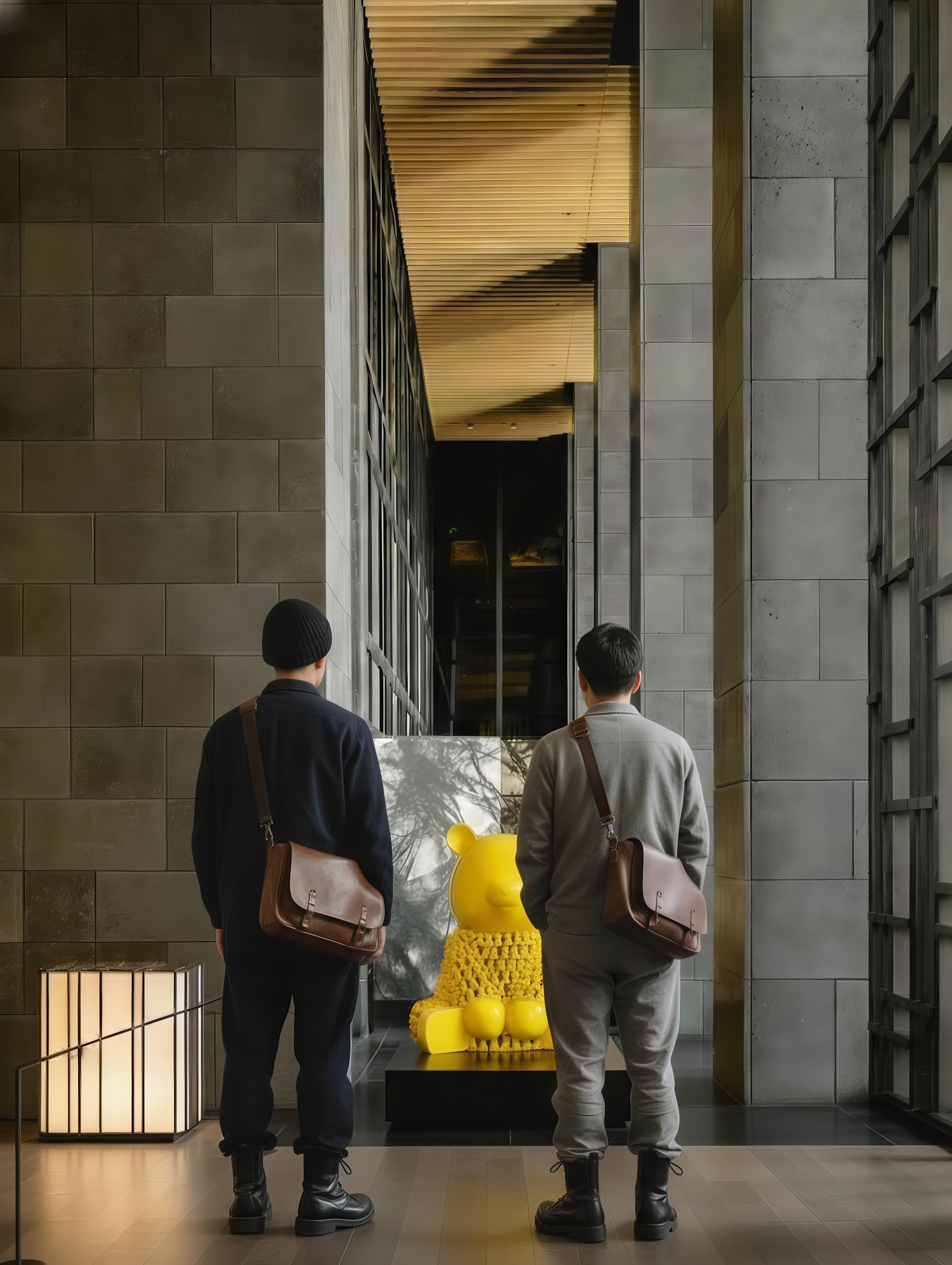 Pandason's Yellow : A Lilliputian Ballet of Chromatic Marvels in vendita 1