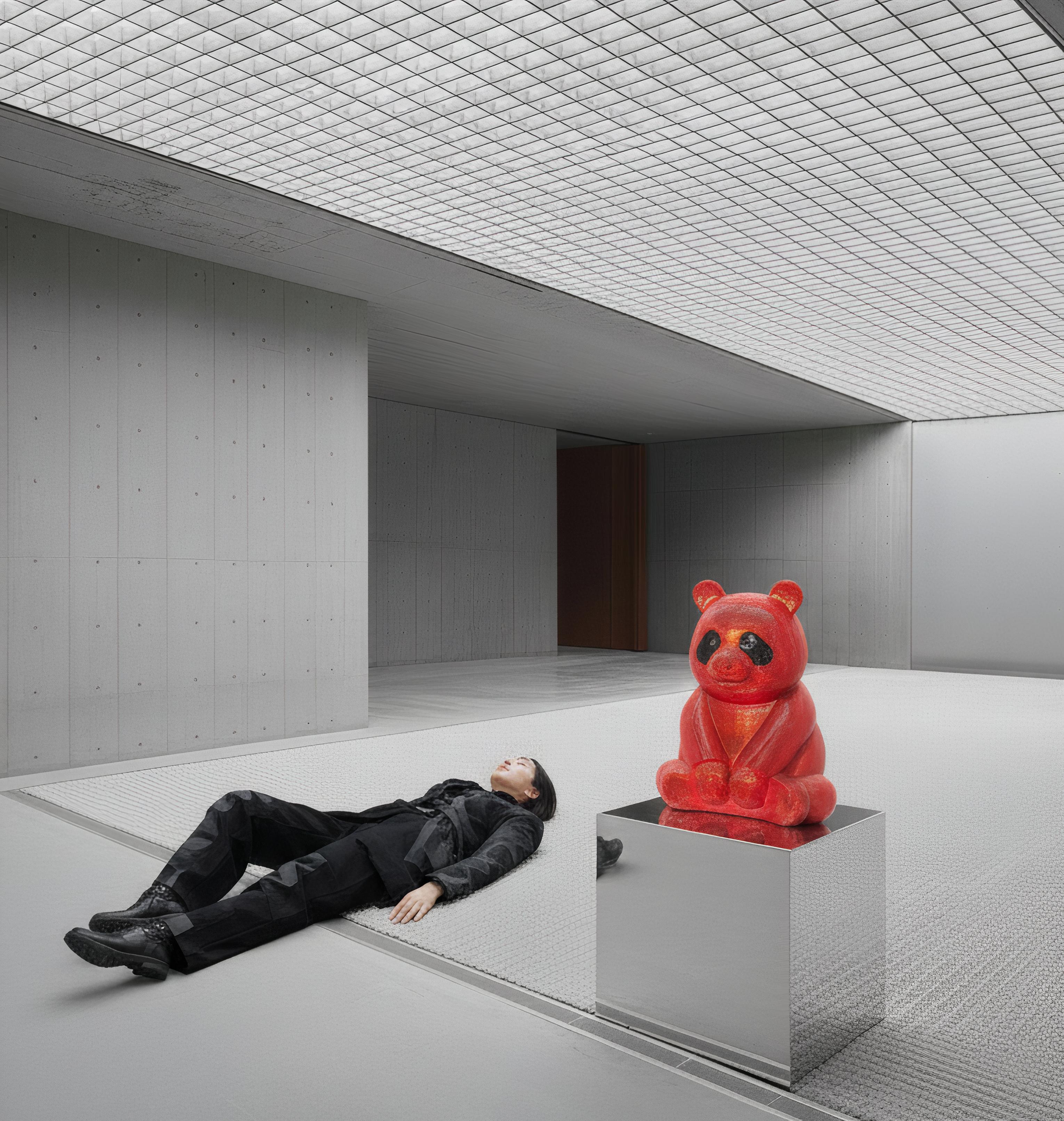 Petite Radiance : L'éclat écarlate de Pandasan en vente 7