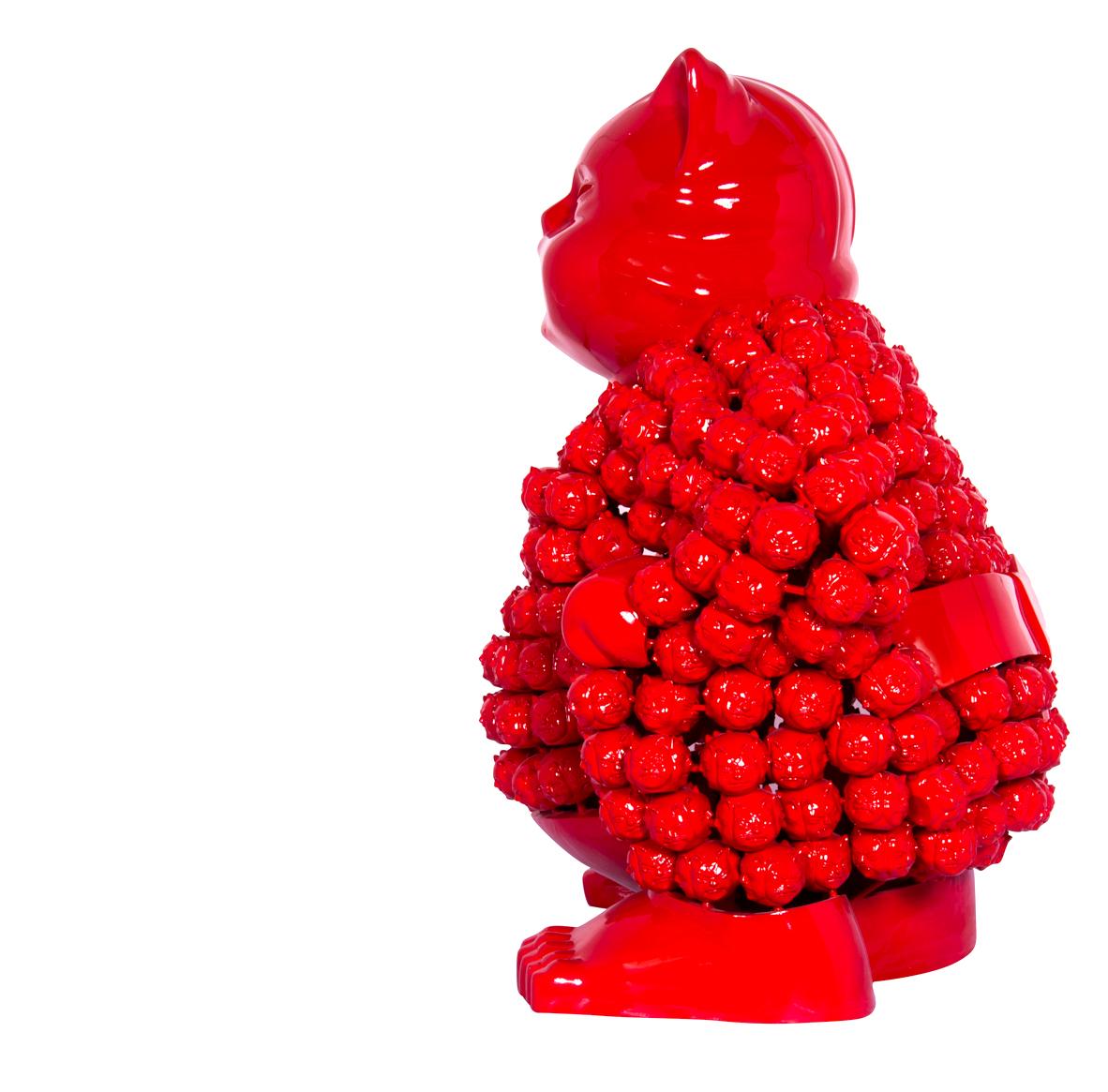 Red Sumonmyoji's Resonance : A Harmonious Ode to Onmyōdō's Dance of Dualities For Sale 4