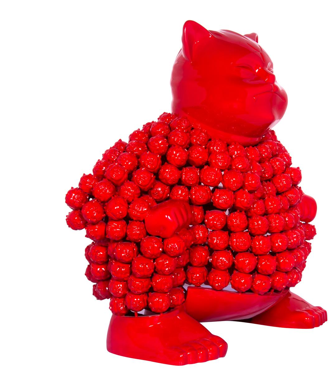 Red Sumonmyoji's Resonance : A Harmonious Ode to Onmyōdō's Dance of Dualities For Sale 6