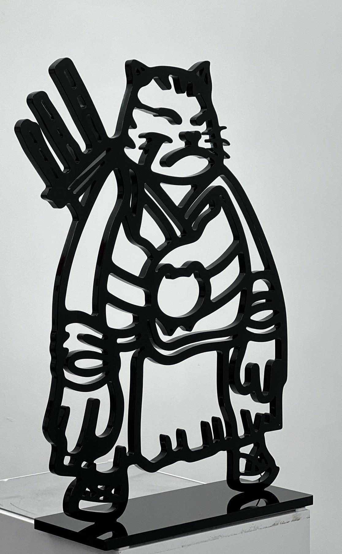 Samuraicat Prowess : Leuchtende Klinge Skizze Sketch im Angebot 2