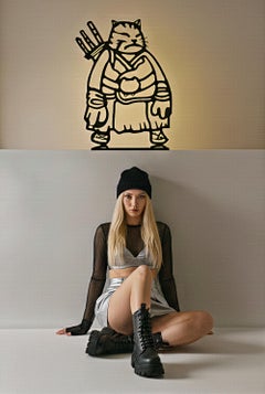 Samuraicat Prowess : Luminous Blade Sketch