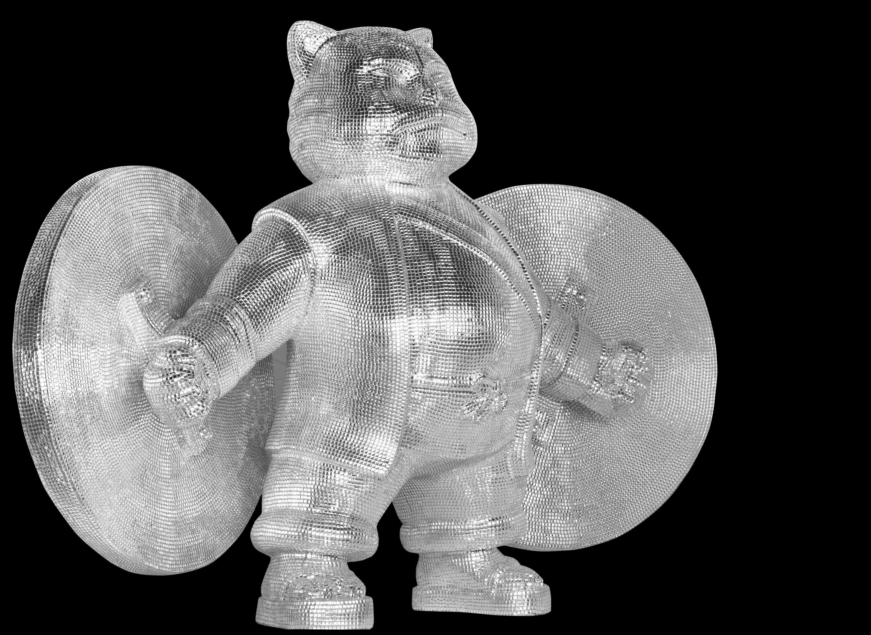 Vigil du guerriercat argenté : Gardien en cristal Spectral en vente 7