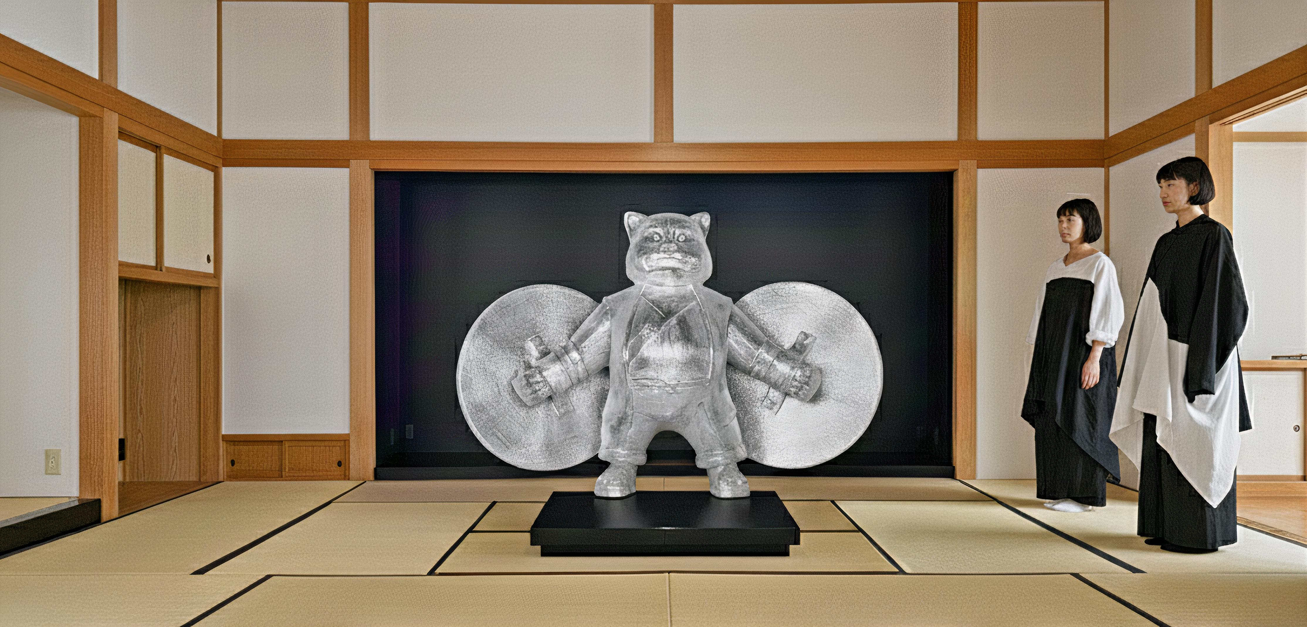 Vigil du guerriercat argenté : Gardien en cristal Spectral en vente 2