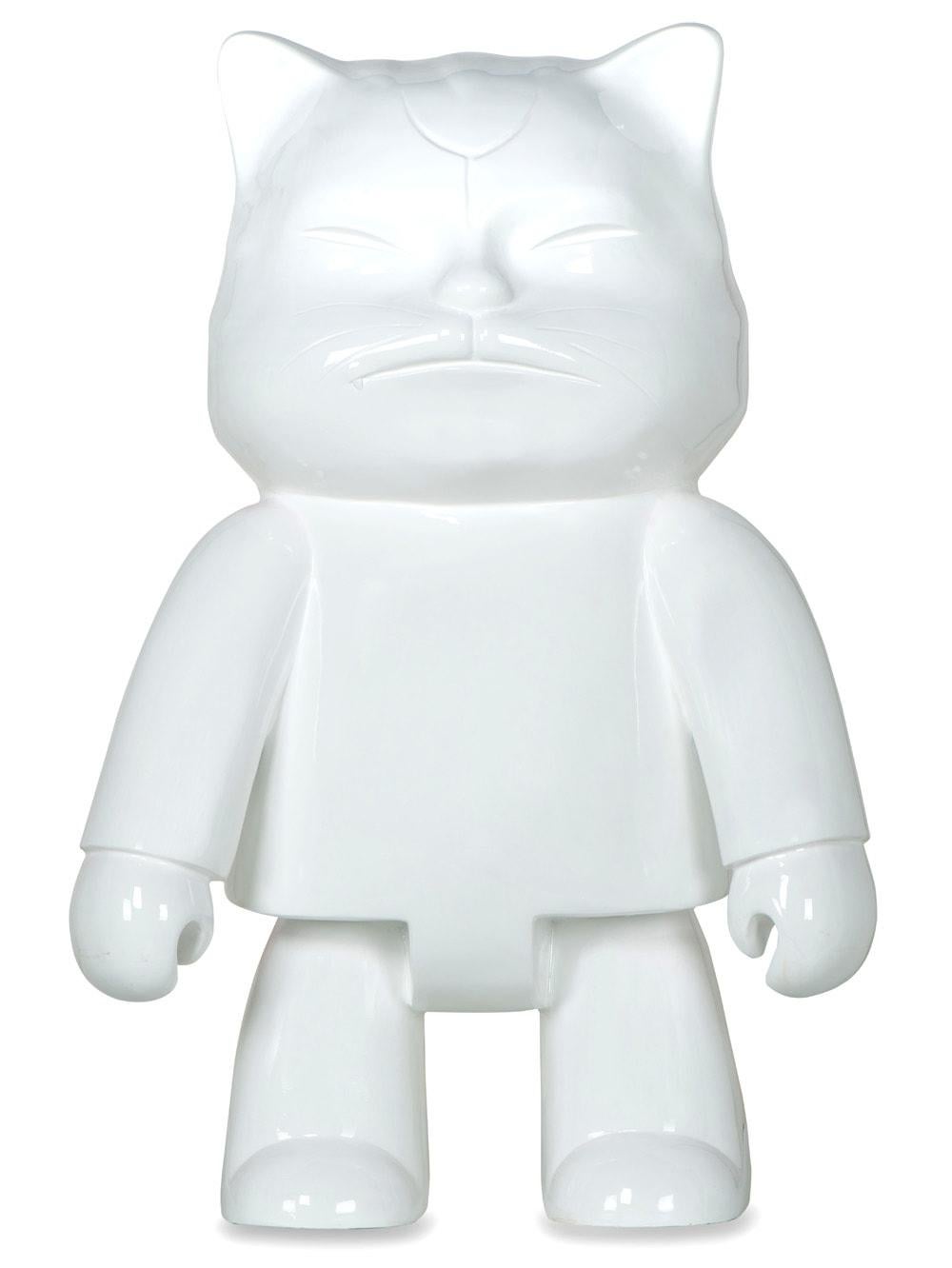 Supremo Robotcat : Maestro cibernetico di Alabastro - Sculpture Contemporaneo di HIRO ANDO