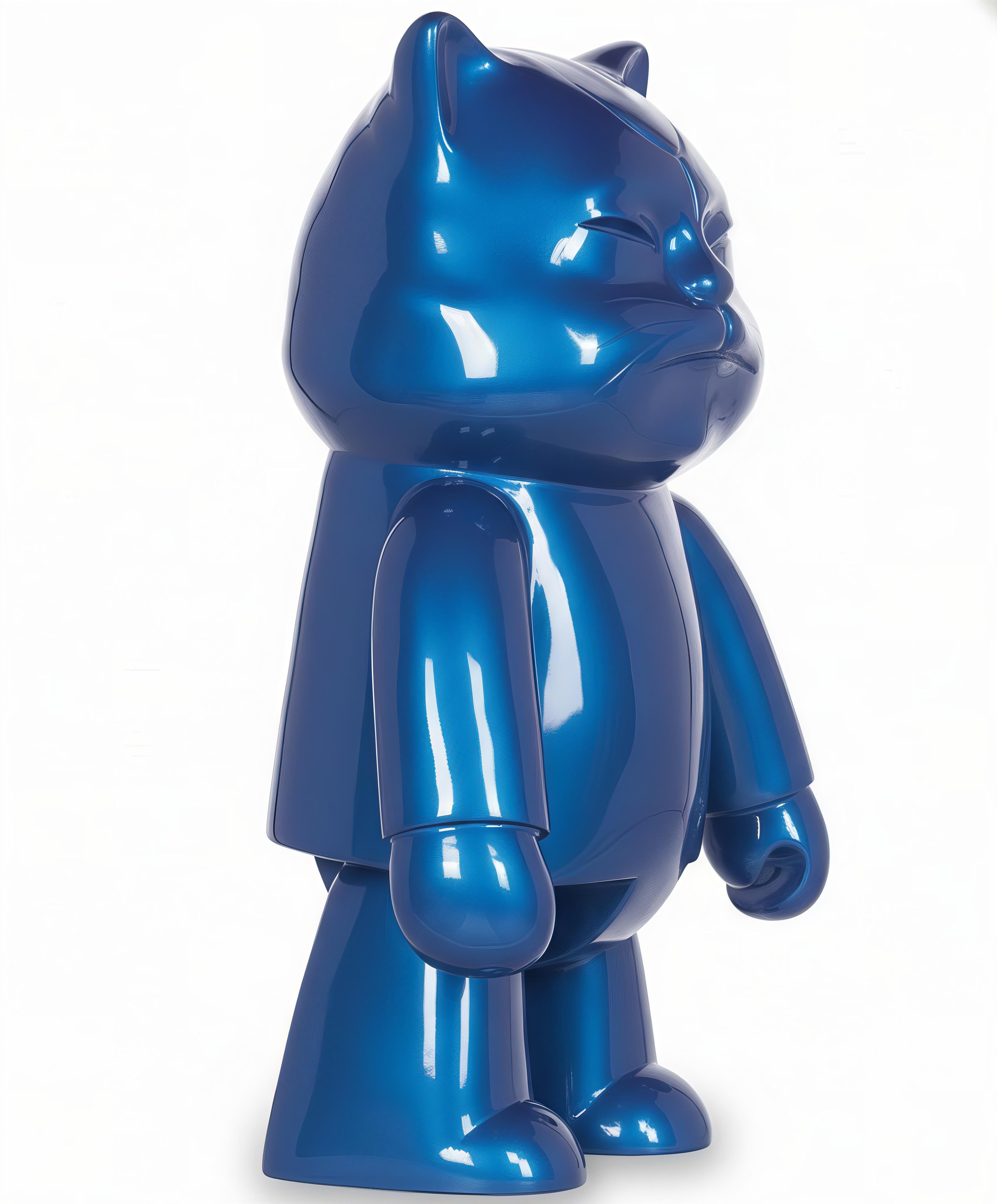 Supreme Robotcat : Azure Cybernetic Maestro in vendita 5