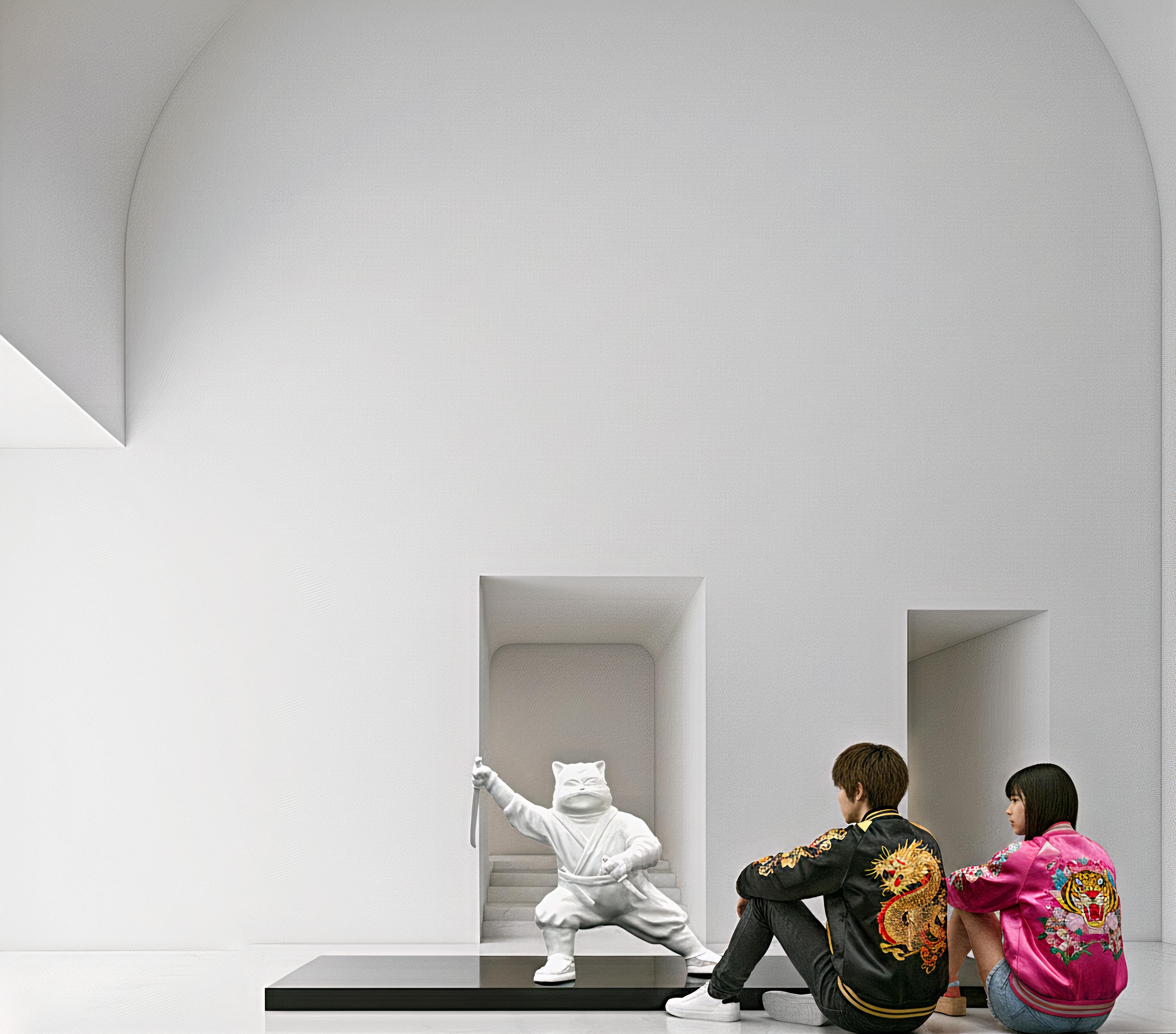 2022, edition of 8
resin fiberglass painted & varnished
23 3/5 × 31 1/2 × 19 7/10 in - 60 × 80 × 50 cm
The artwork is signed by the Artist , carved with edition number and date under the artwork
The artwork come accompanied with a formal Certificate