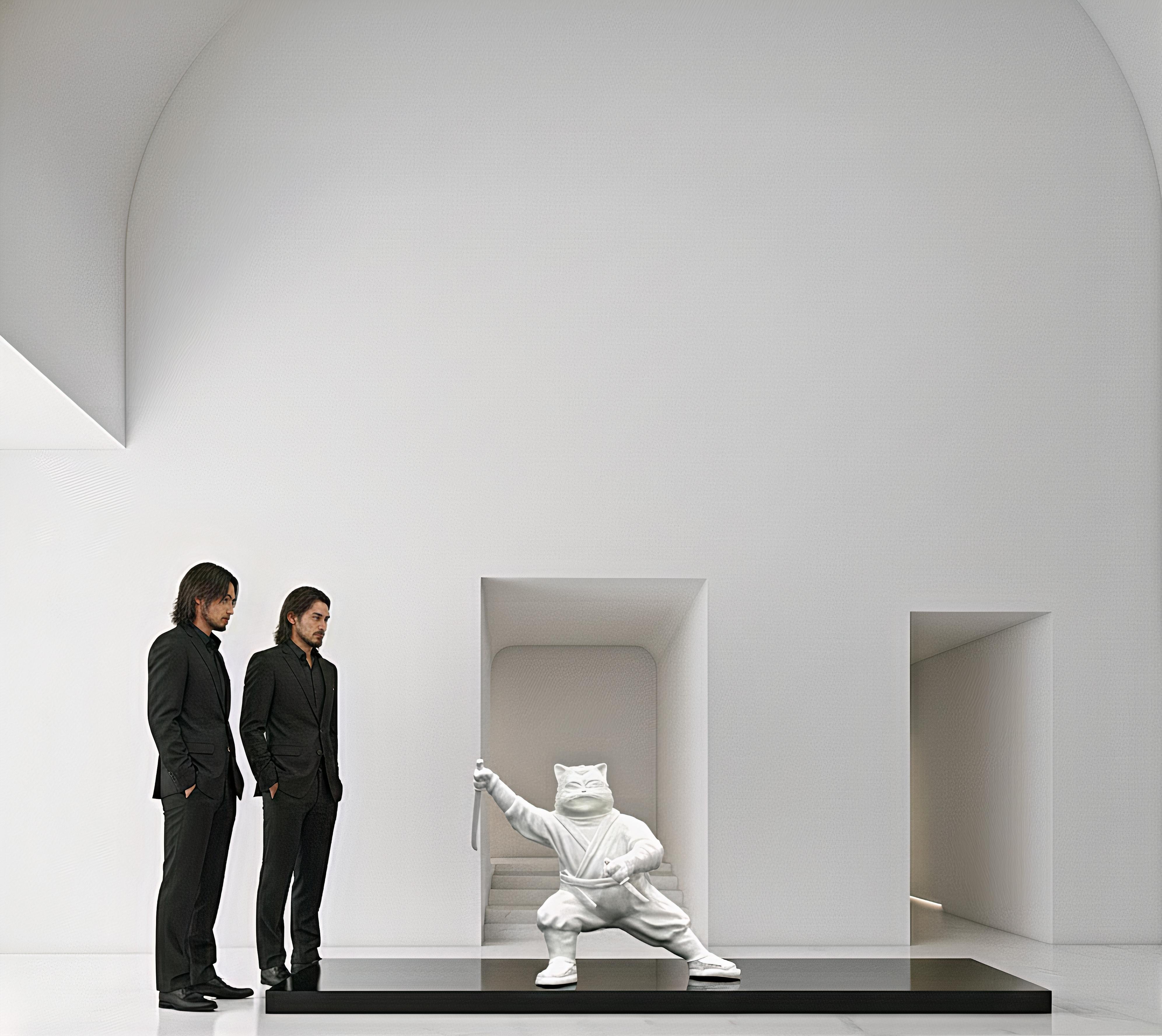 The Enigmatic Journey of Ninjacat : White Stealthy Whiskers For Sale 2