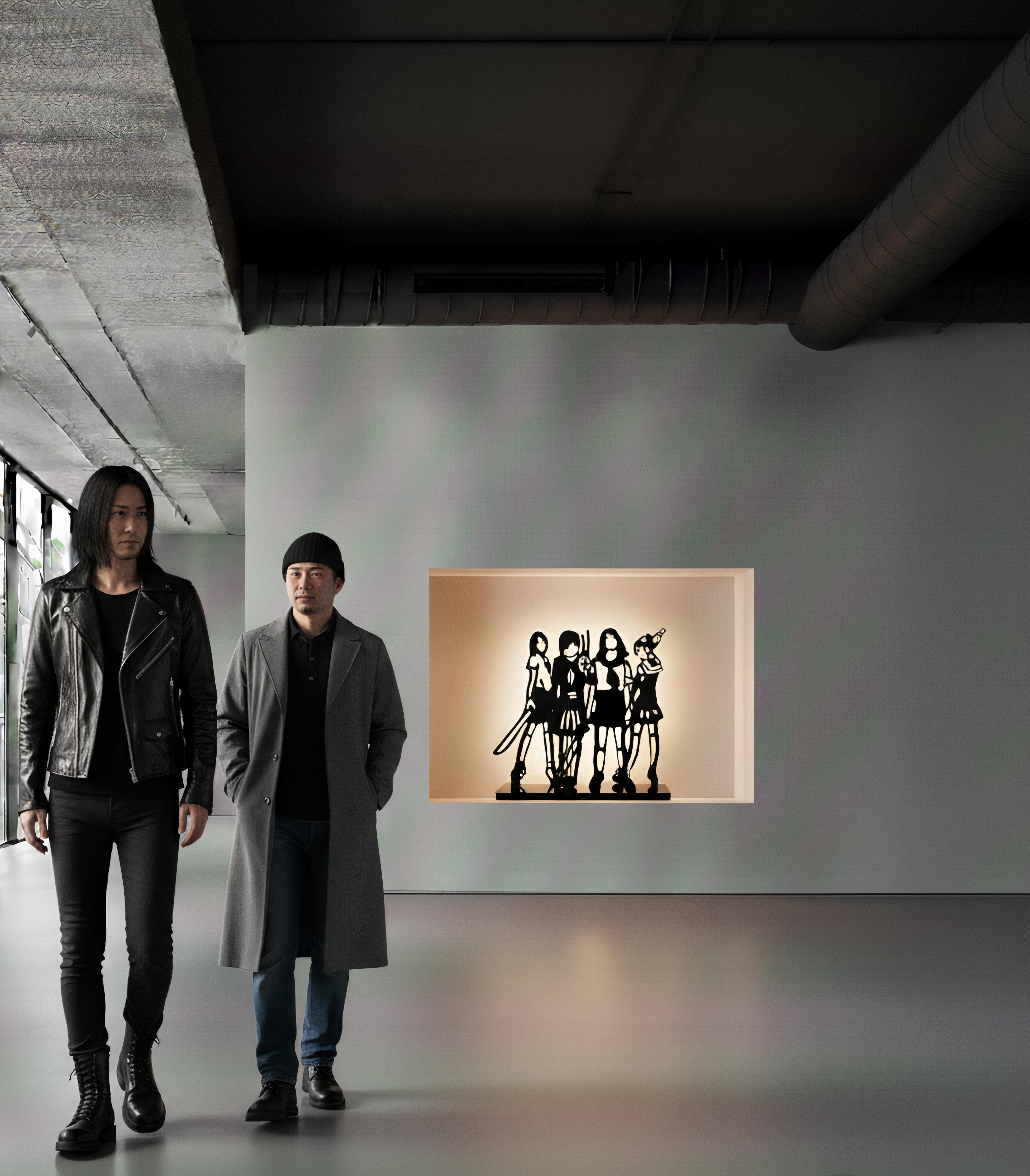 Le quatuor des écolières Luminous : Élégie d'Onyx de l'île tragique en vente 2