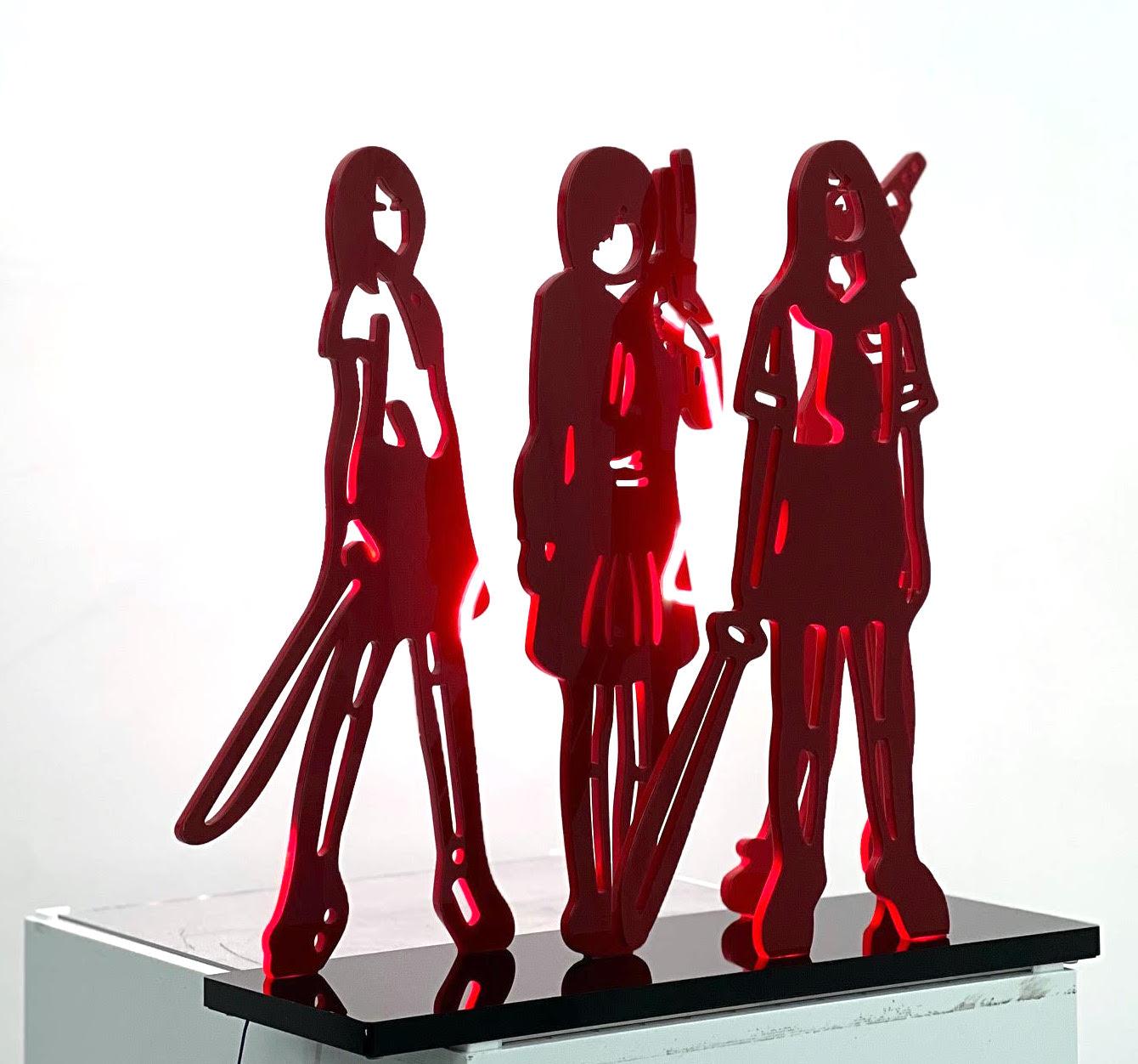The Luminous Schoolgirls Quartet: Scarlet Elegy der tragischen Insel im Angebot 3