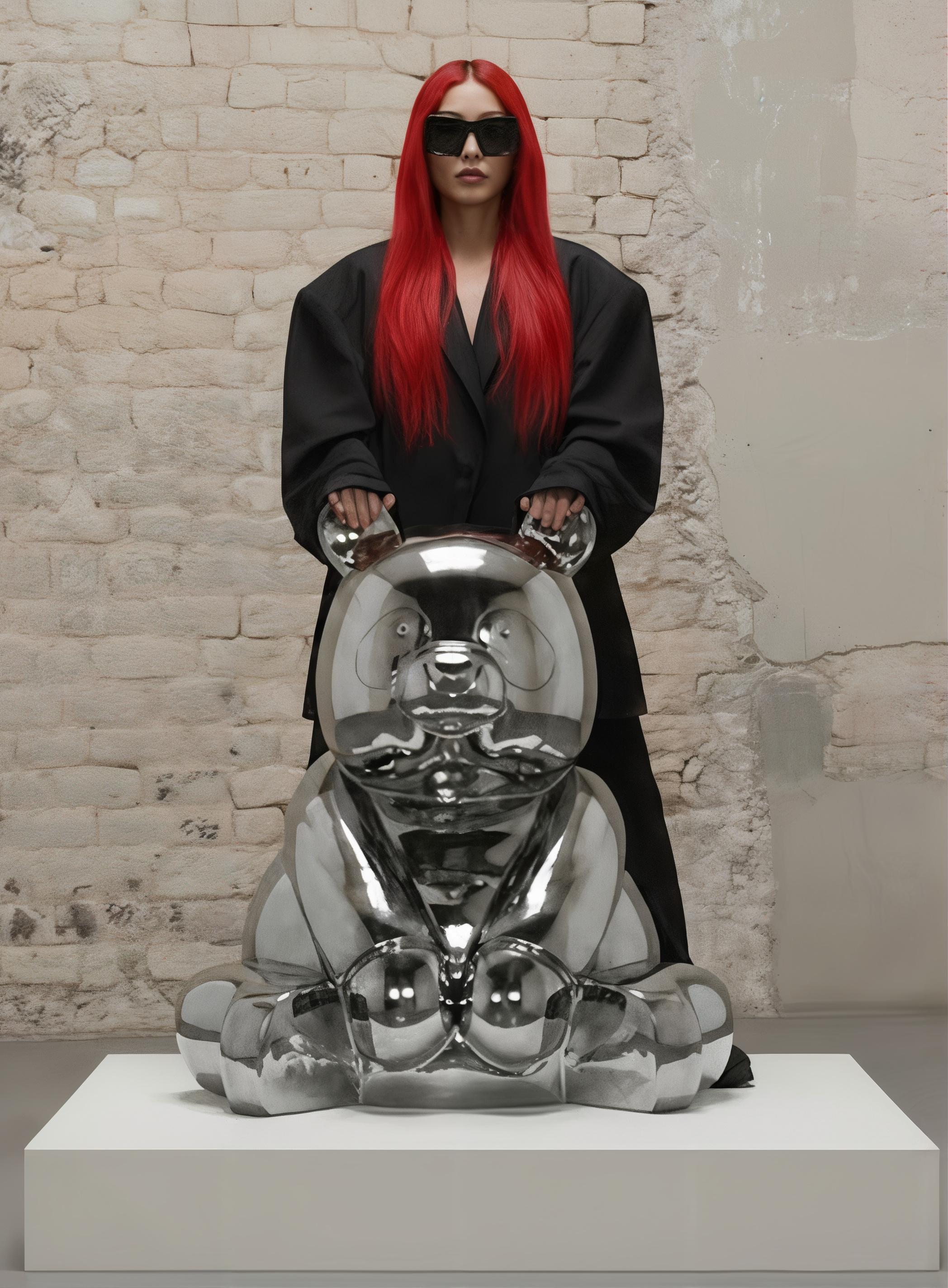 Il Pandasan Inossidabile: Splendore di Serenità - Sculpture di HIRO ANDO