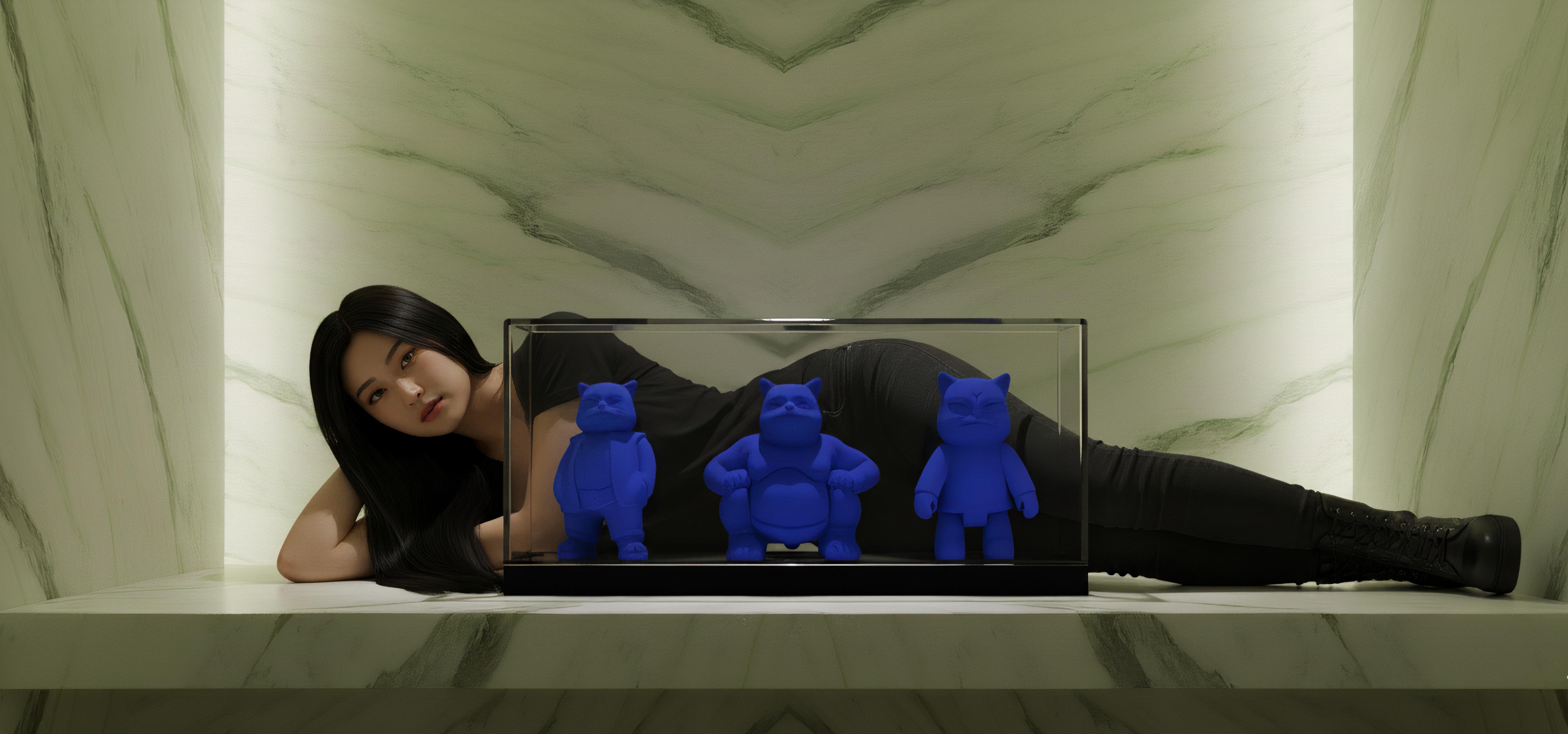 2015, Unique Artwork
resin and pigments polychrome on fiberglass under protective plexiglass cap with LED
12 1/5 × 31 1/2 × 13 in - 31 × 80 × 33 cm
The artwork is signed by the Artist , carved with edition number and date under the piece
The artwork