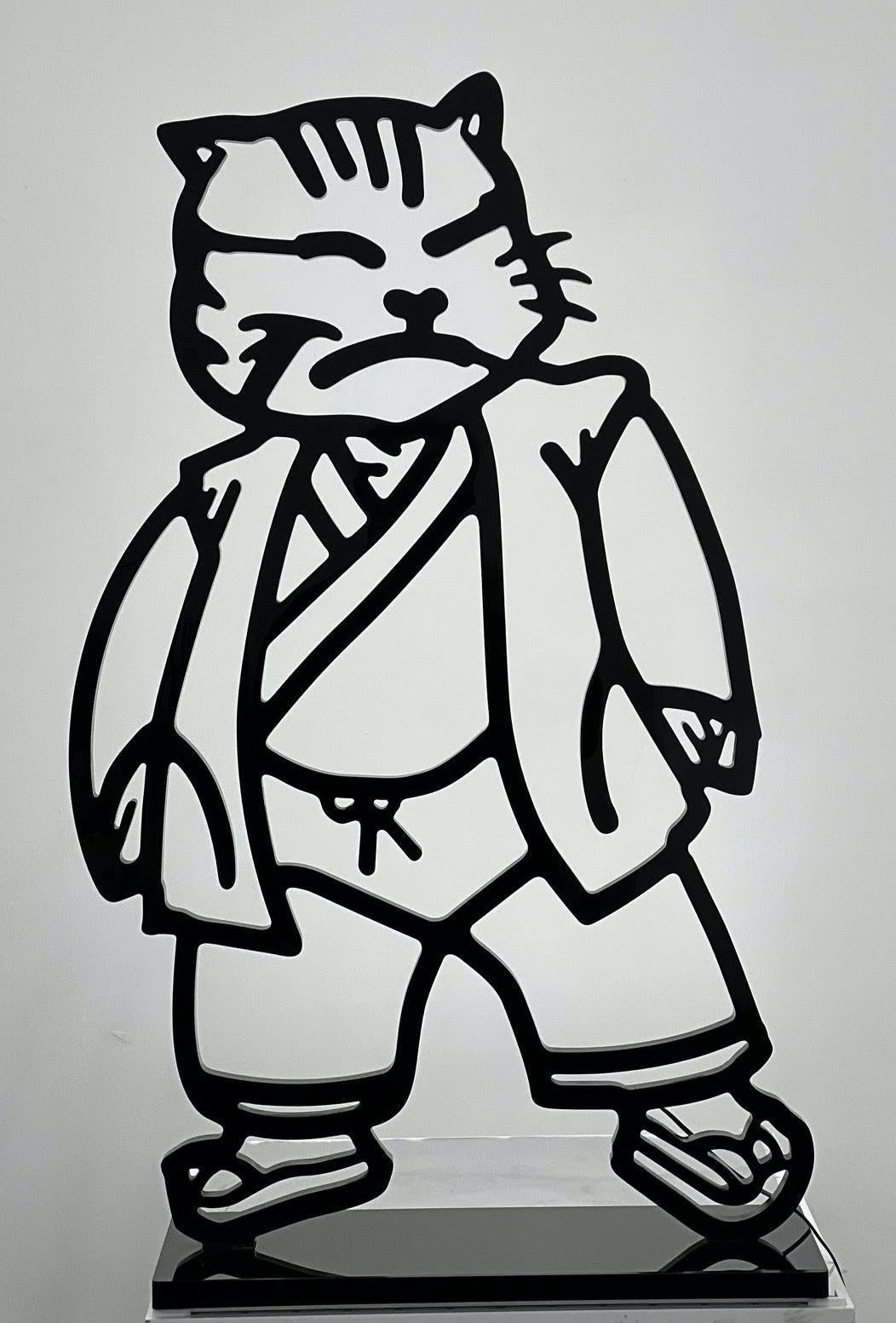 UrbanCat Gleam : Cityscape Light Sketch - Contemporary Sculpture by HIRO ANDO