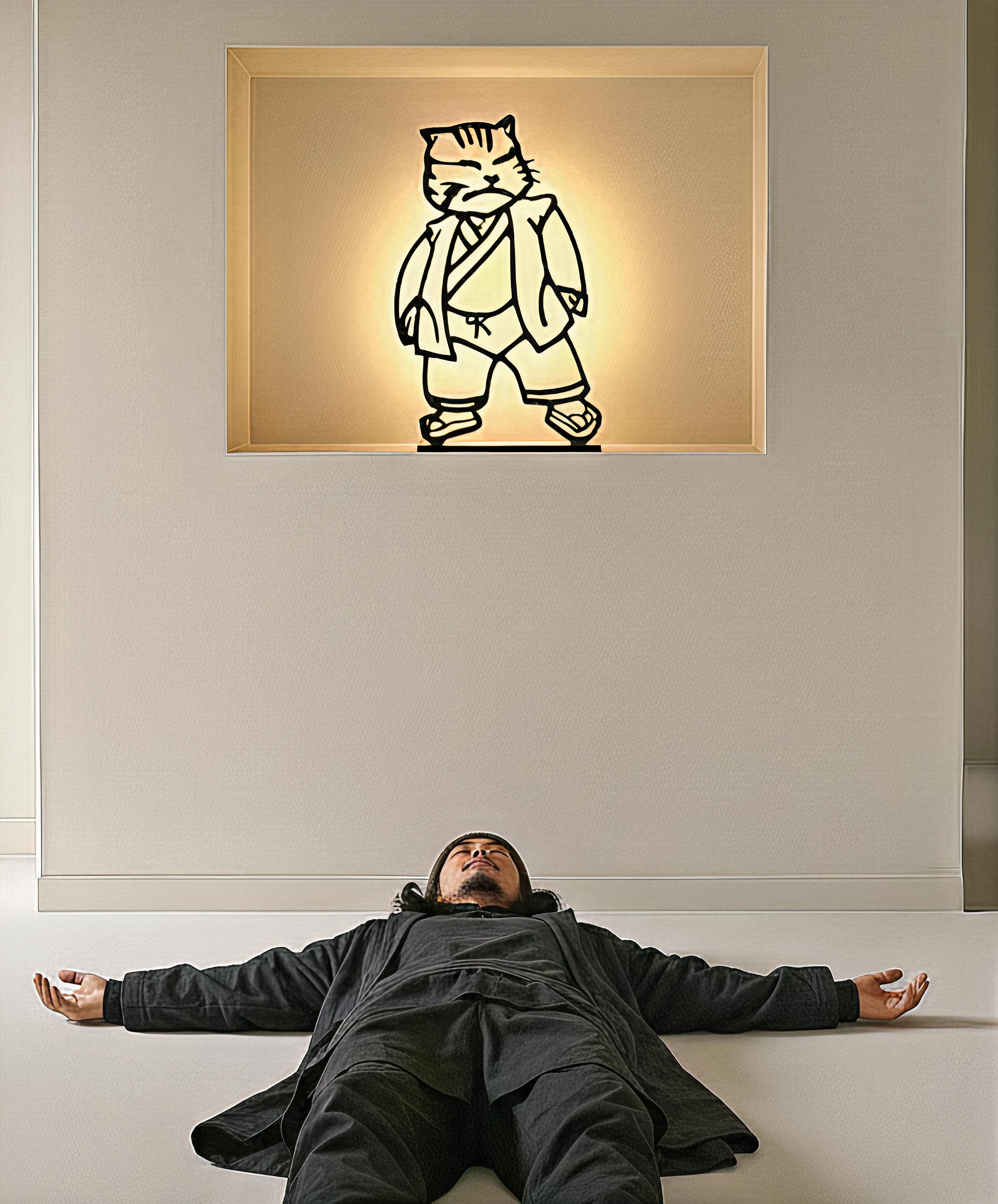 UrbanCat Gleam : Cityscape Light Sketch For Sale 2