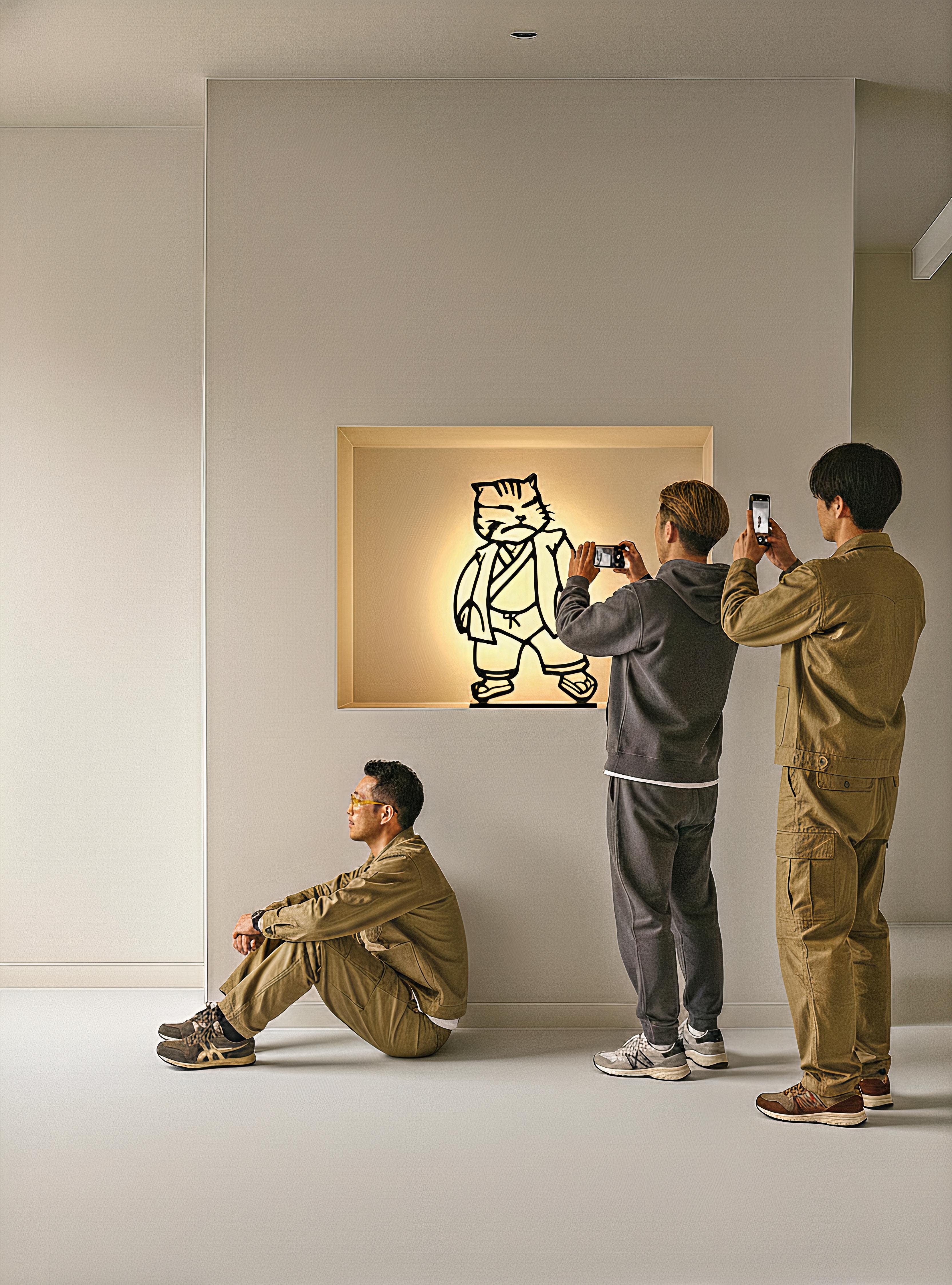 UrbanCat Gleam : Cityscape Light Sketch For Sale 4