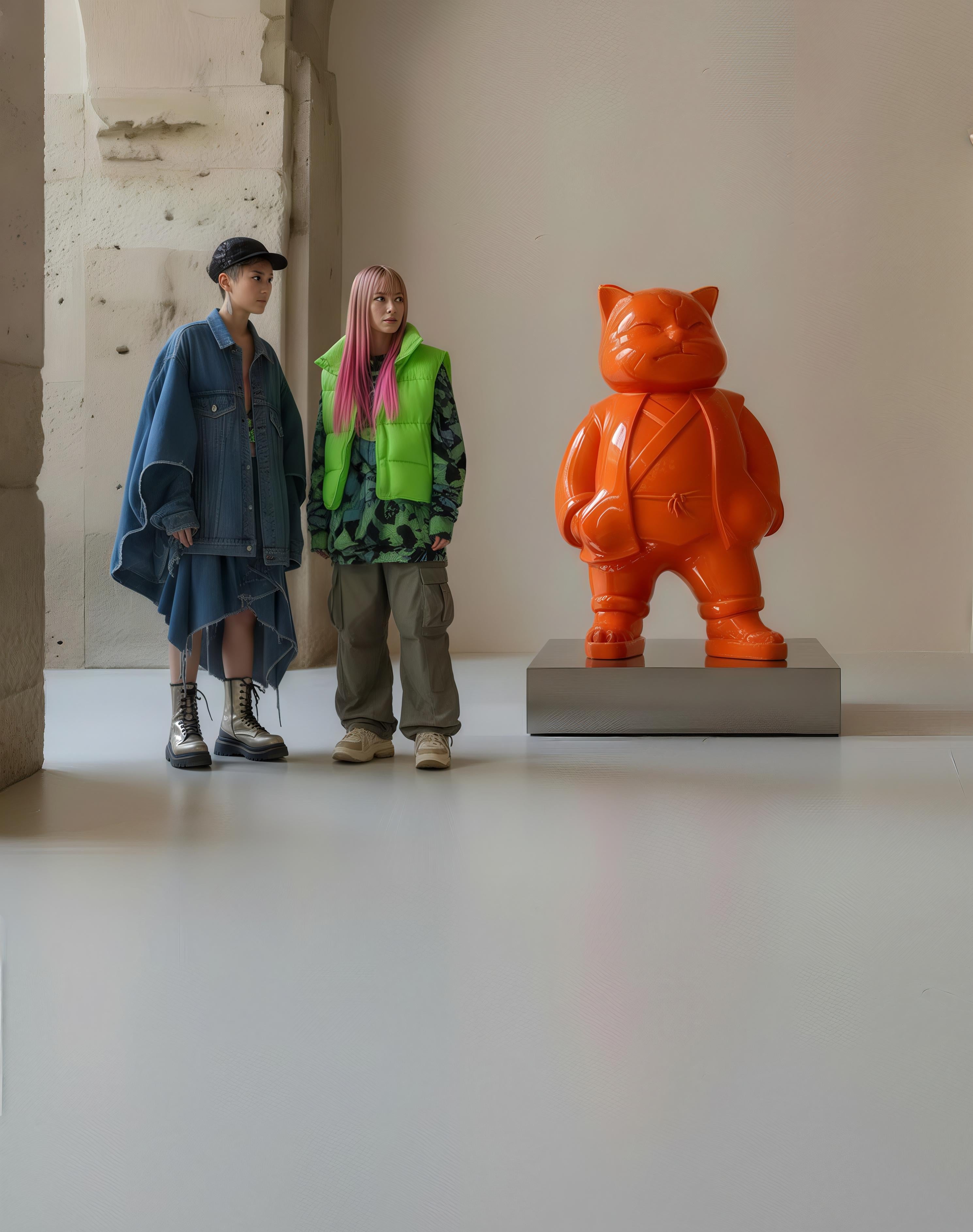 2006, edición de 12
resina de fibra de vidrio pintada y barnizada
59 1/10 pulg. - 150 x 80 x 60 cm
La obra está firmada por el Artista , grabada con el número de edición y la fecha debajo de la obra
Las obras de arte vienen acompañadas de un