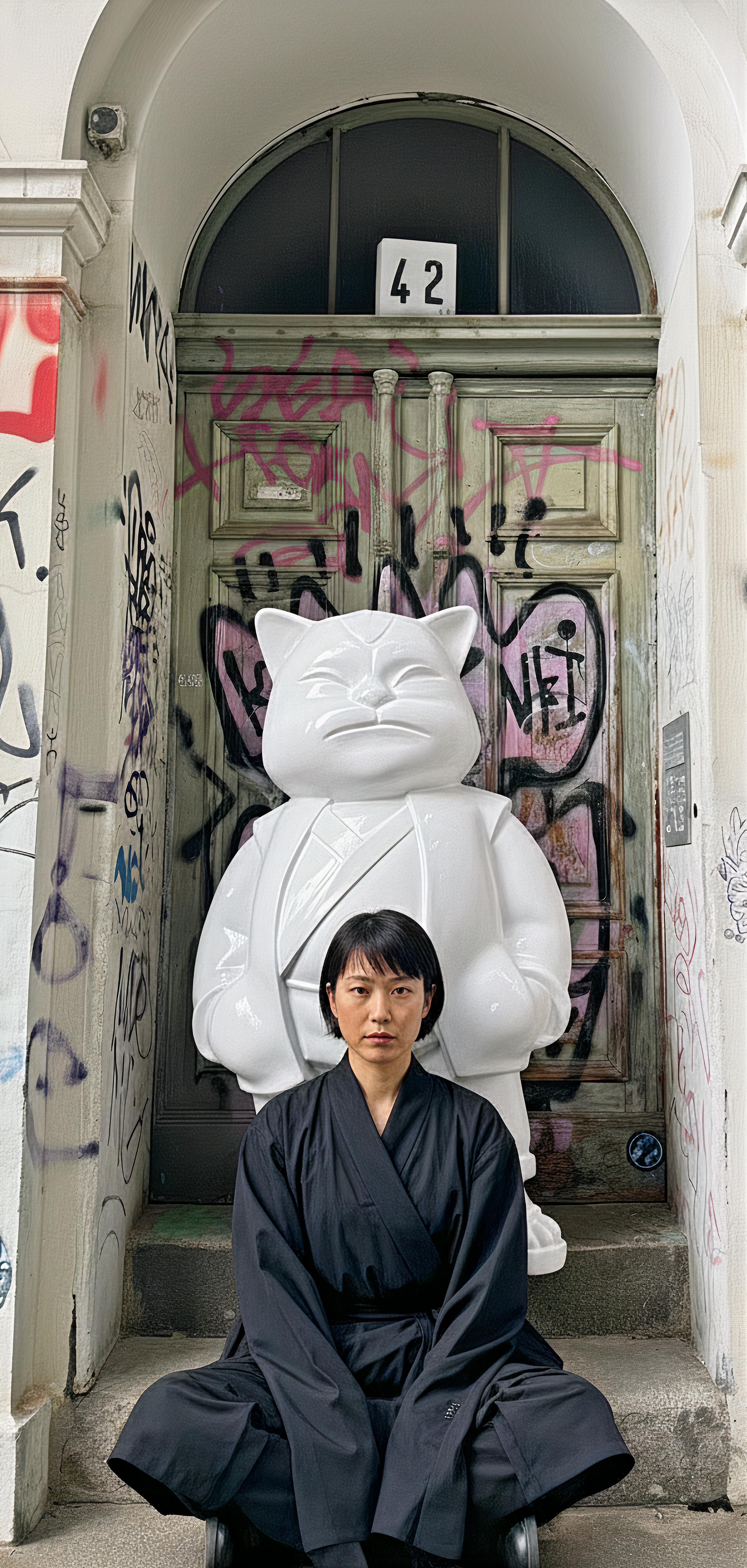 2006, Auflage: 12
Kunstharz-Glasfaser lackiert
59 1/10 Zoll - 150 x 80 x 60 cm
Das Kunstwerk ist vom Künstler signiert, mit Editionsnummer und Datum unter dem Kunstwerk eingraviert
Die Kunstwerke werden von einem formellen Echtheitszertifikat